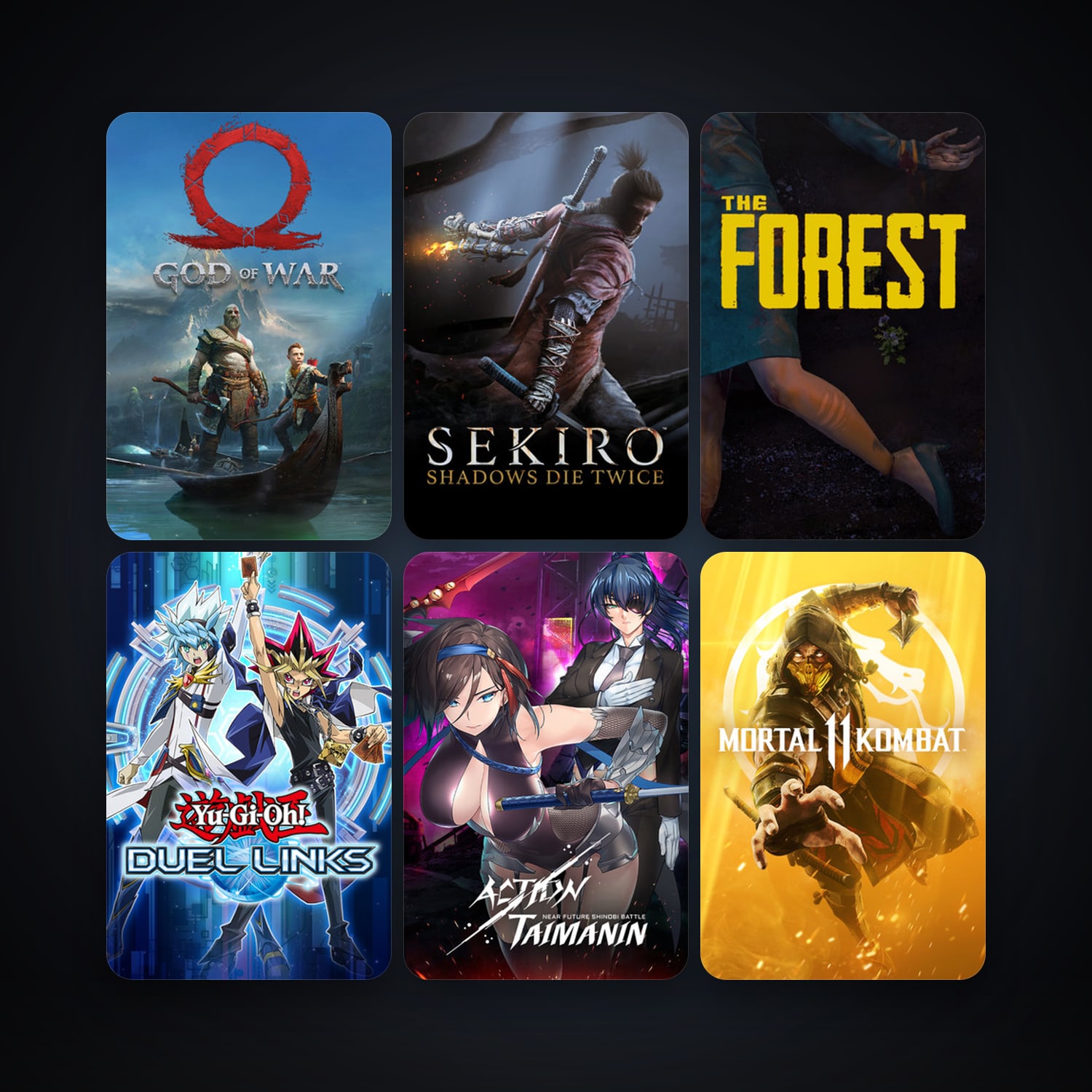 The Forest + Yu-Gi-Oh! Duel Links, 25 games, clean — HabibiAccounts