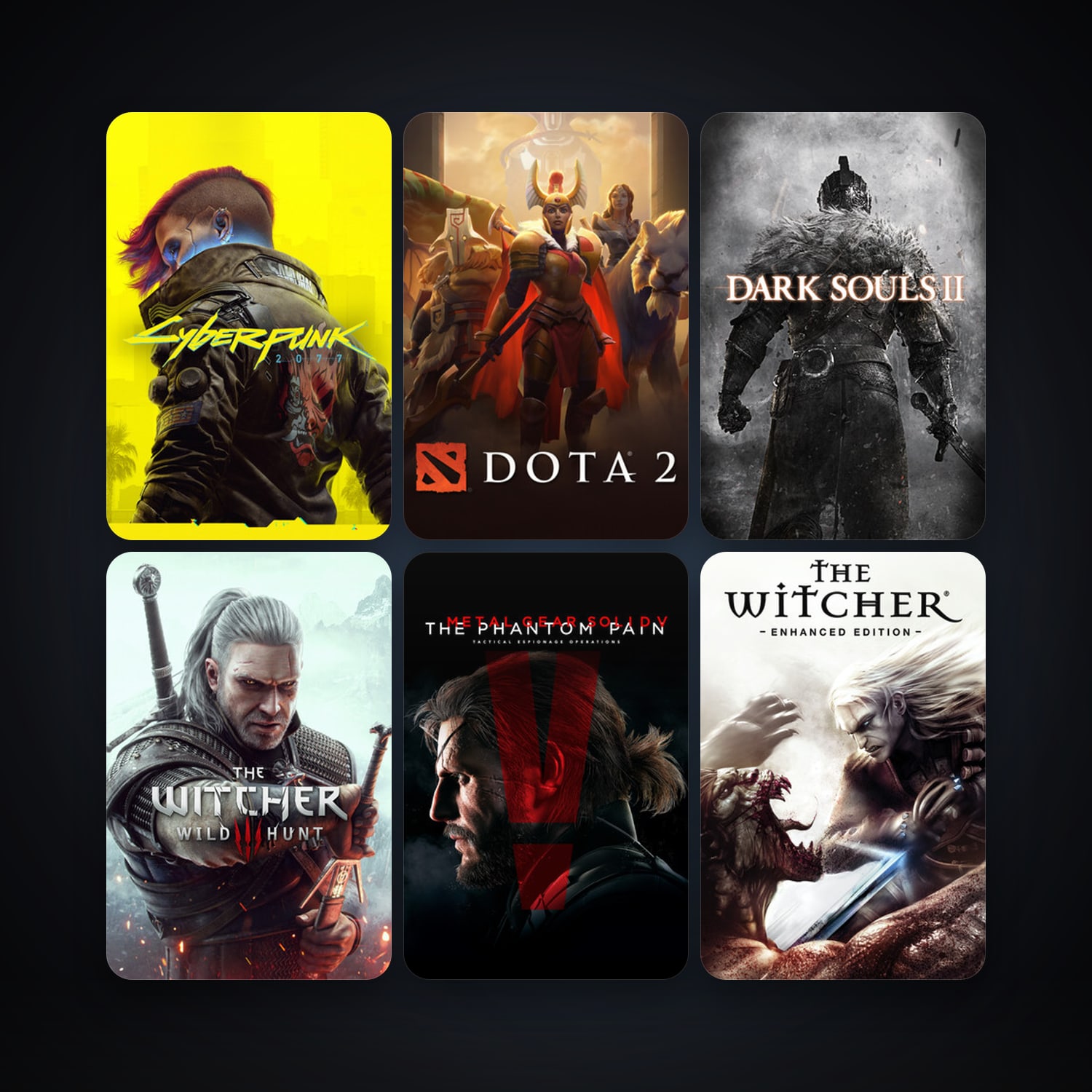 Dota 2 + The Witcher: Enhanced Edition Director's Cut, 98 games, Steam 15, clean — HabibiAccounts