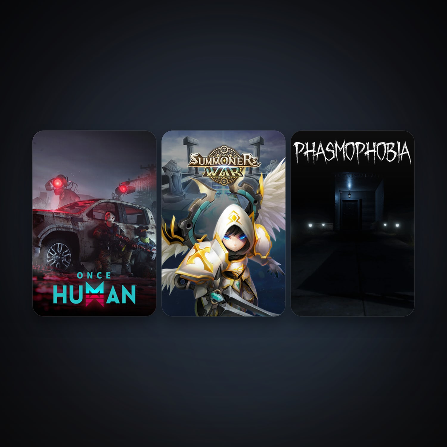 Phasmophobia + Once Human, 4 games, clean — HabibiAccounts