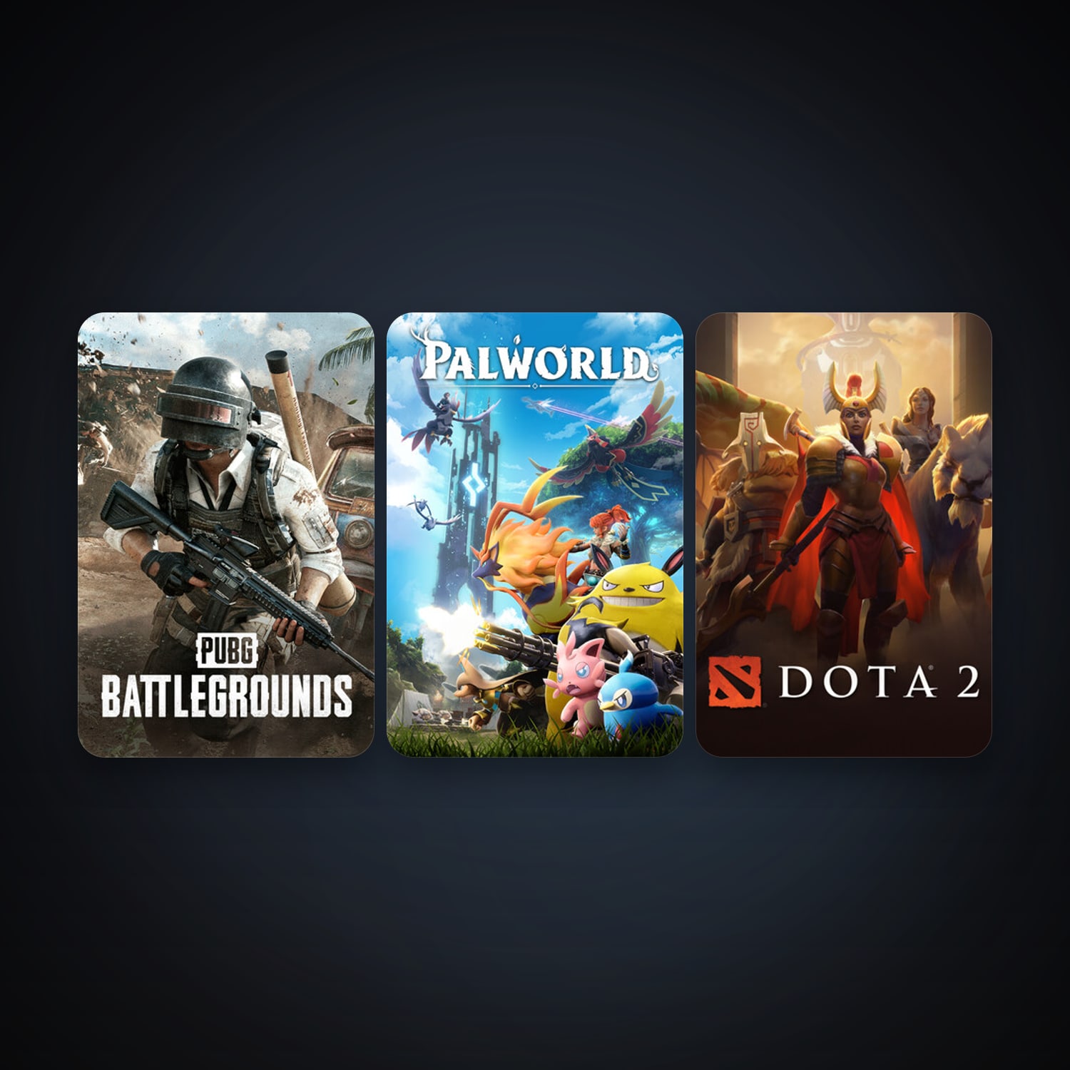 Dota 2 + PUBG: BATTLEGROUNDS, 6 games, clean — HabibiAccounts