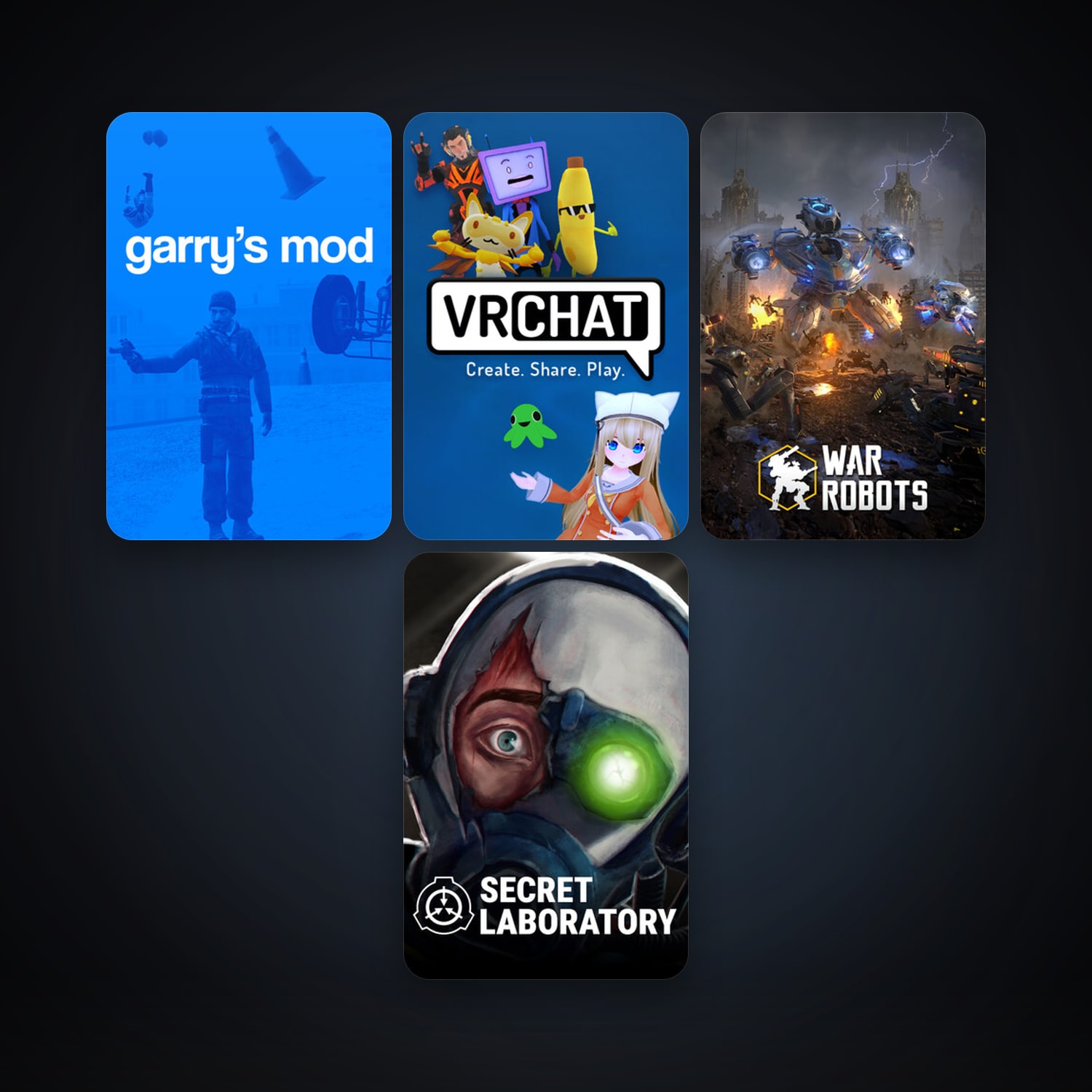 Garry's Mod + VRChat, 5 games, clean — HabibiAccounts