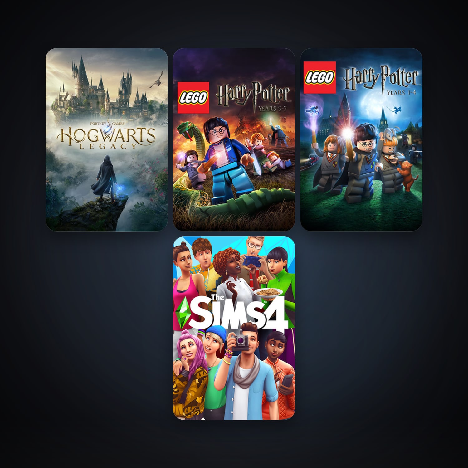 LEGO Harry Potter: Years 1-4 + LEGO Harry Potter: Years 5-7, 4 games, clean — HabibiAccounts