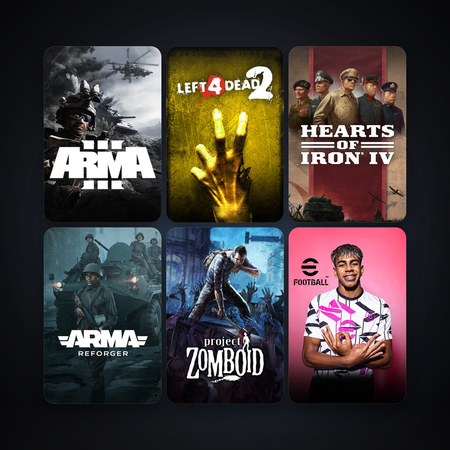 Left 4 Dead + Left 4 Dead 2, 20 games, clean — HabibiAccounts