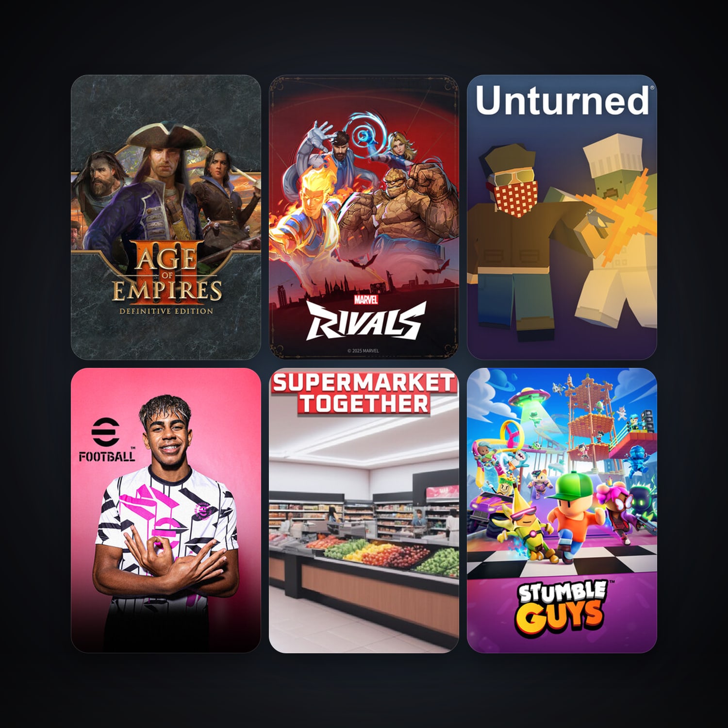 Free CS2 (No Prime) + Unturned, 18 games, clean — HabibiAccounts