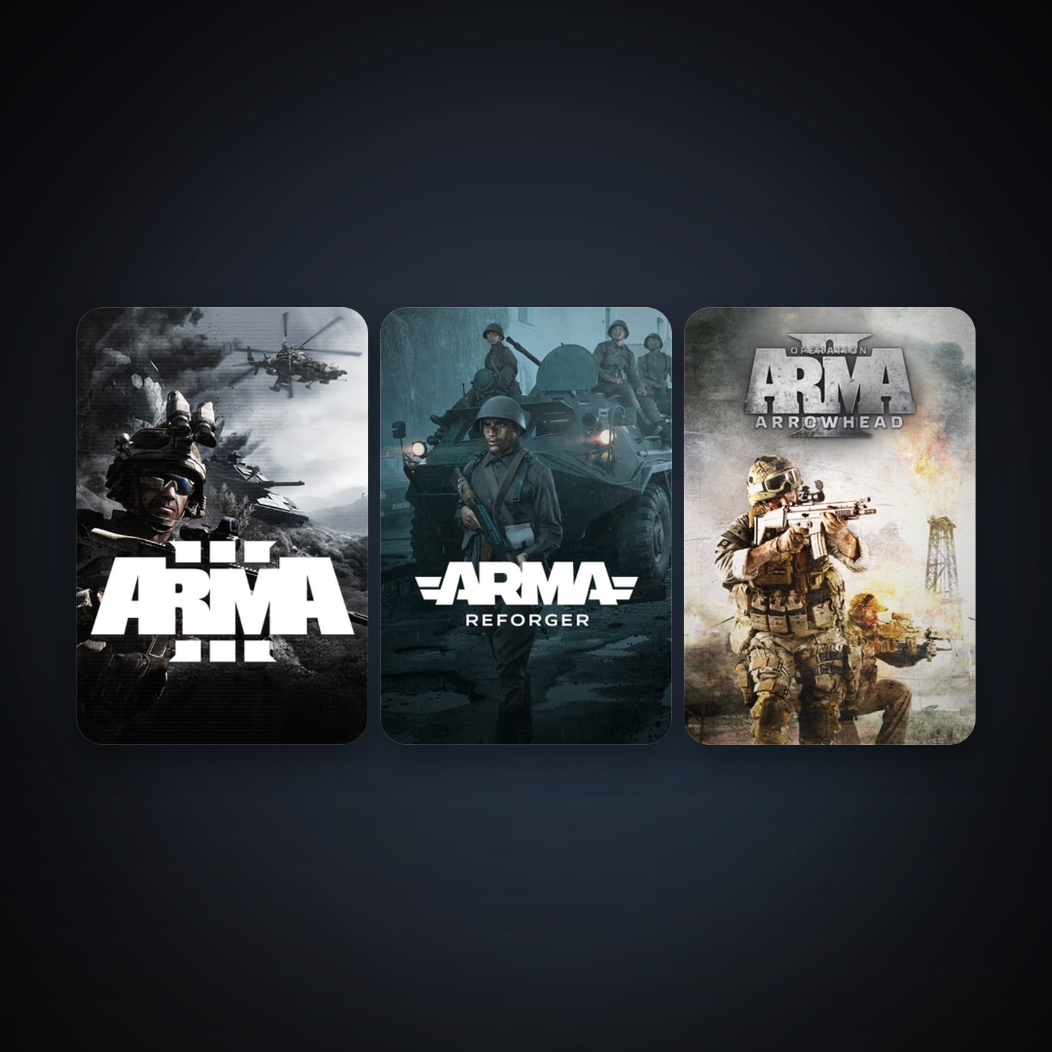 Arma 2: Operation Arrowhead + Arma 3, 13 games, clean — HabibiAccounts