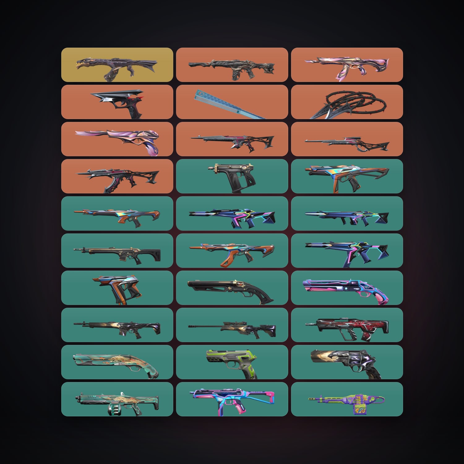 EU Gold 1 locker — 2 knives, 44 skins, lvl 54 — HabibiAccounts