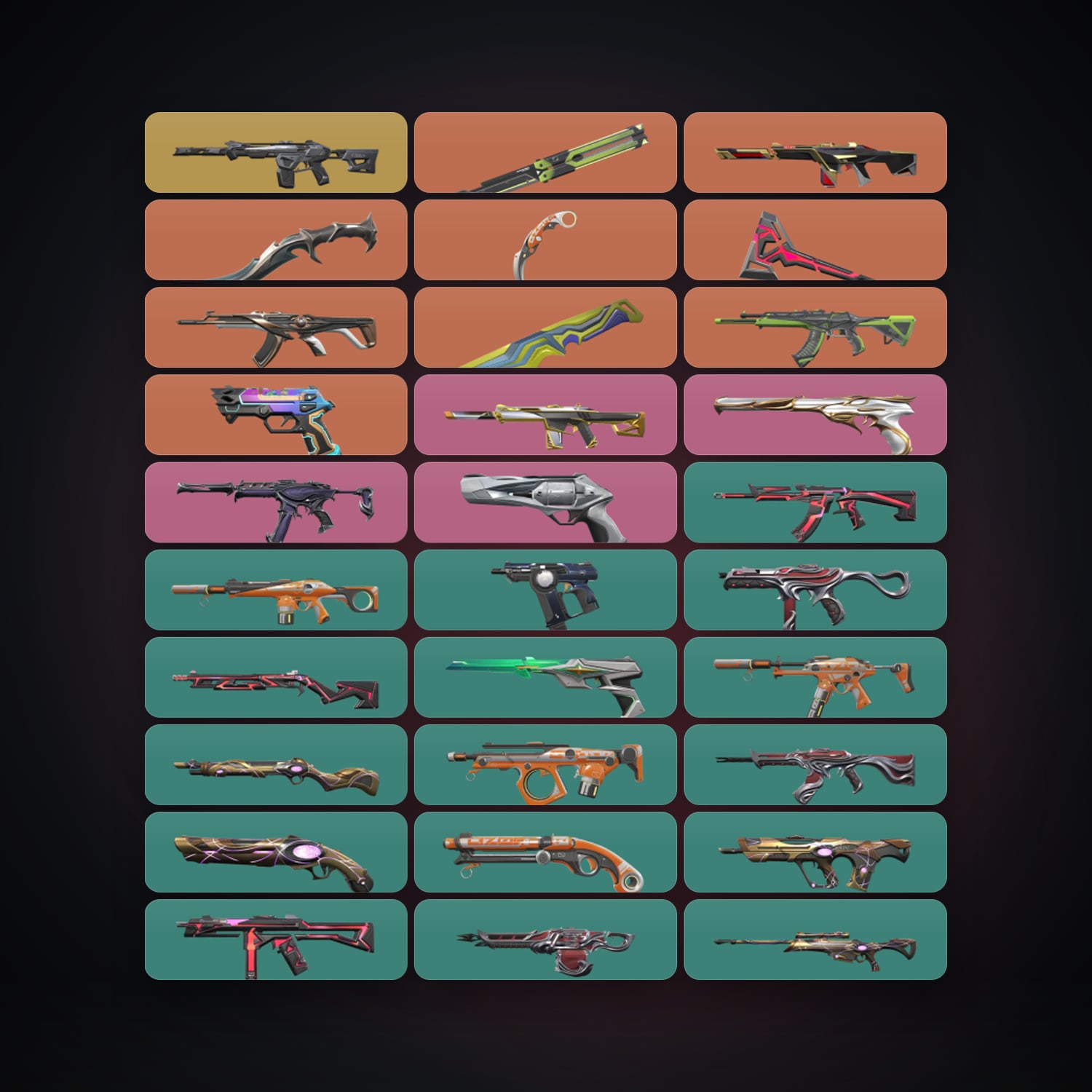 EU Silver 2 locker — 5 knives, 75 skins, lvl 166 — HabibiAccounts