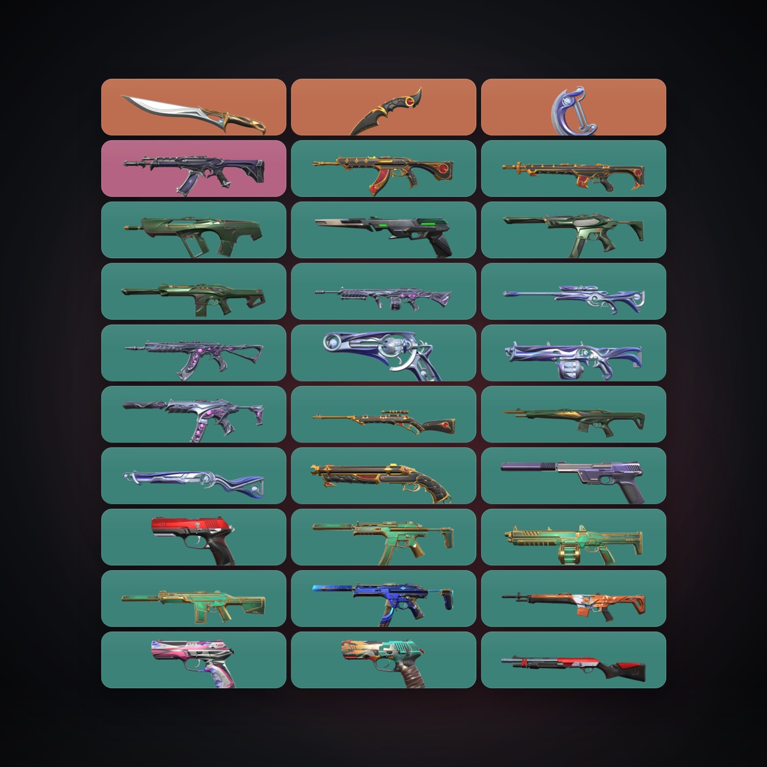 EU Plat 3 locker — 3 knives, 56 skins, lvl 172 — HabibiAccounts