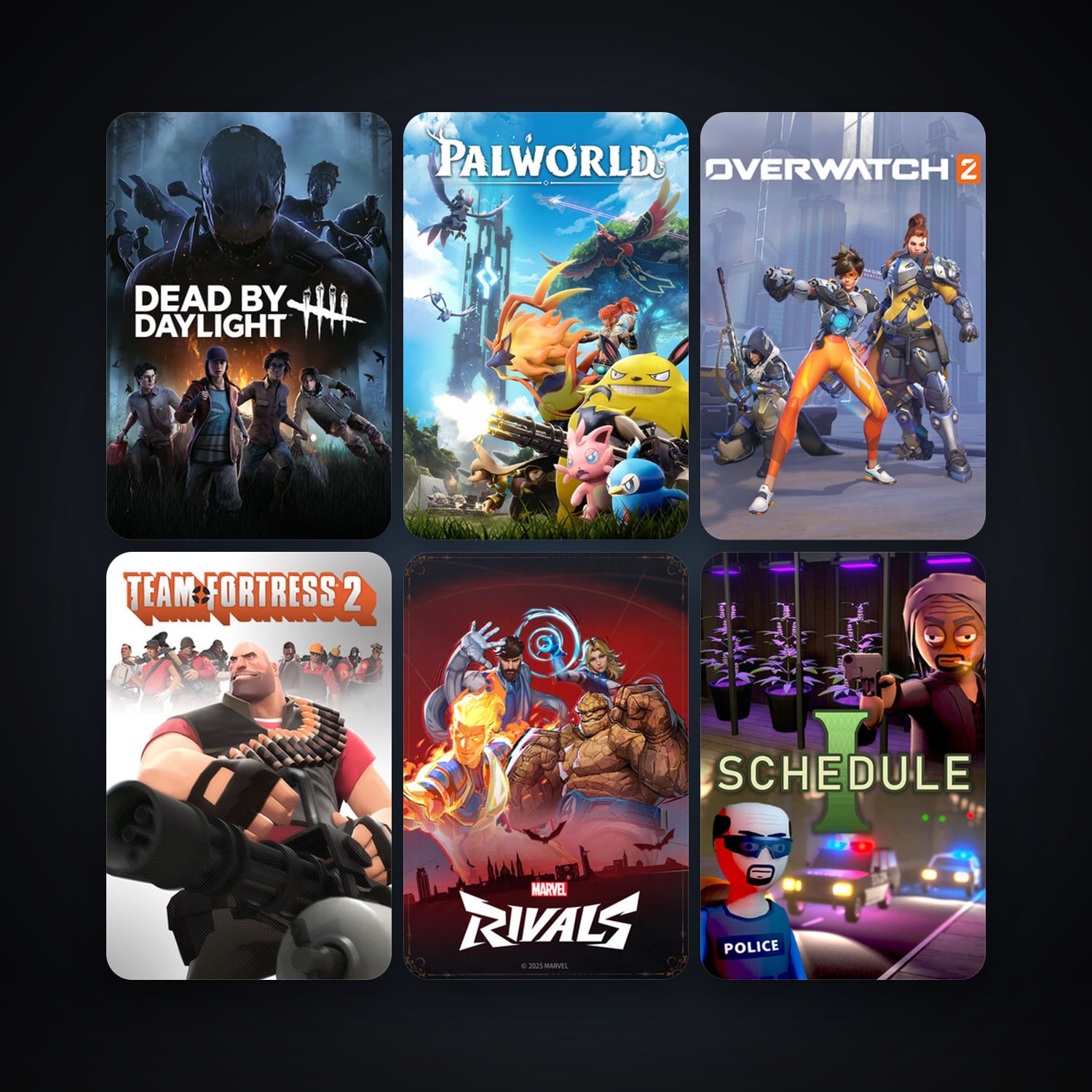 Team Fortress 2 + Dead by Daylight, 47 games, clean — HabibiAccounts