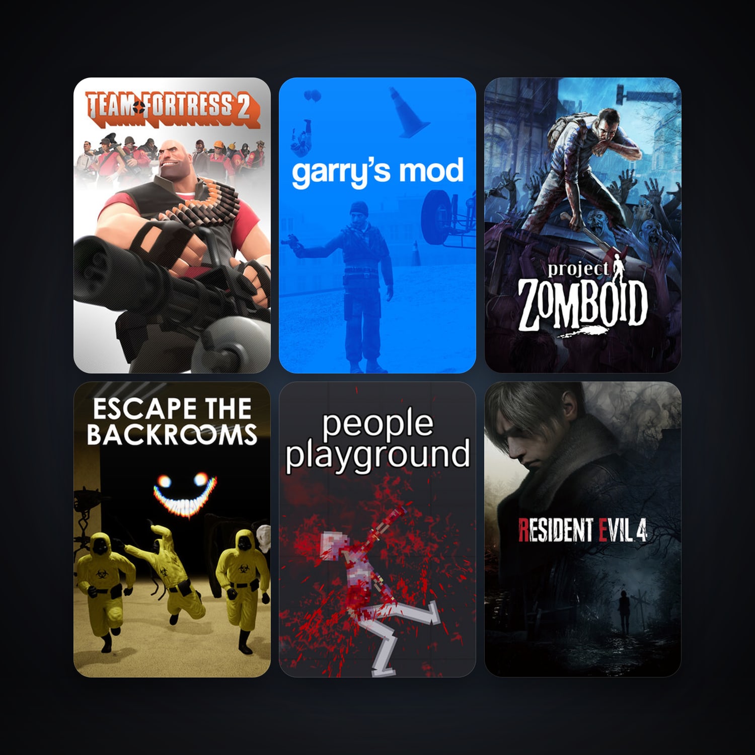 Team Fortress 2 + Garry's Mod, 139 games, clean — HabibiAccounts