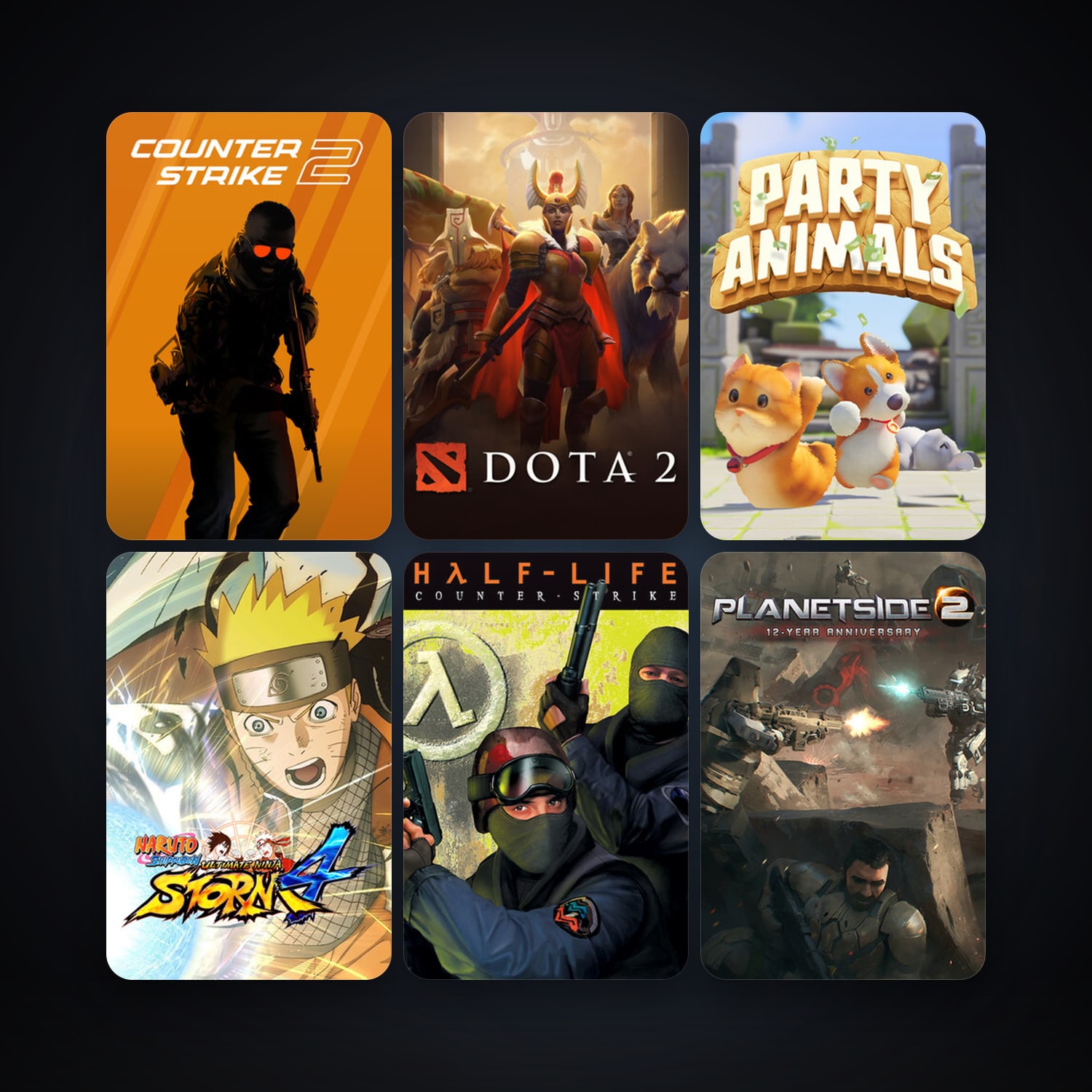 Counter-Strike + Dota 2, 16 games, clean — HabibiAccounts