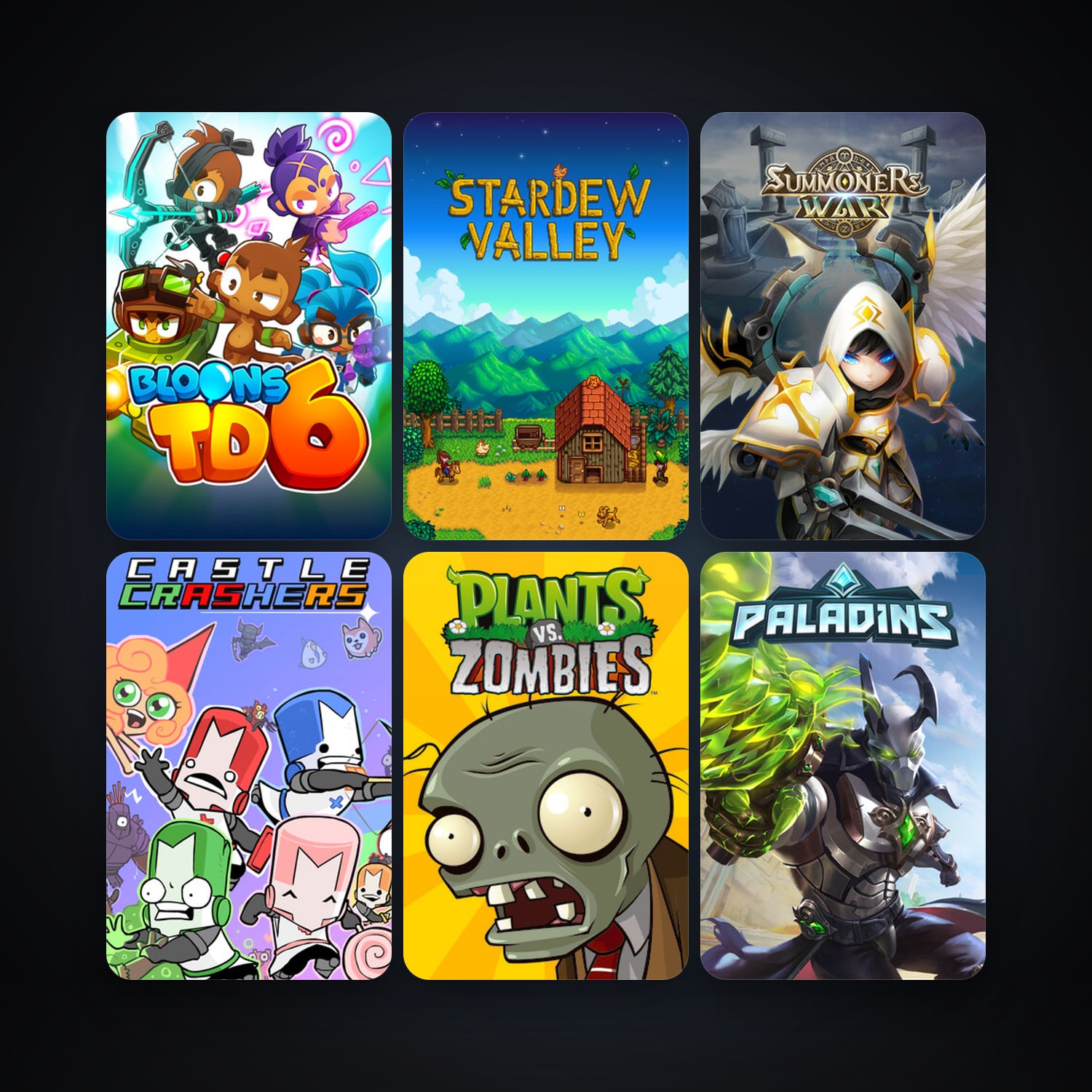 Plants vs. Zombies GOTY Edition + Castle Crashers, 23 games, clean — HabibiAccounts