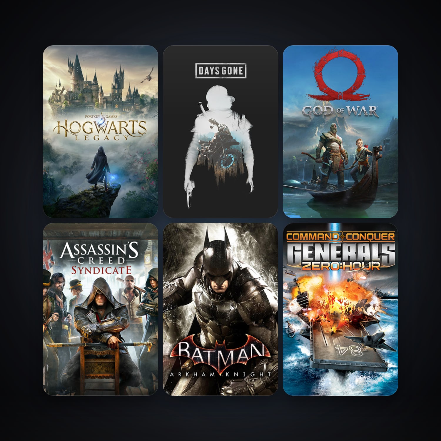 Batman: Arkham Knight + Sleeping Dogs: Definitive Edition, 64 games, clean — HabibiAccounts