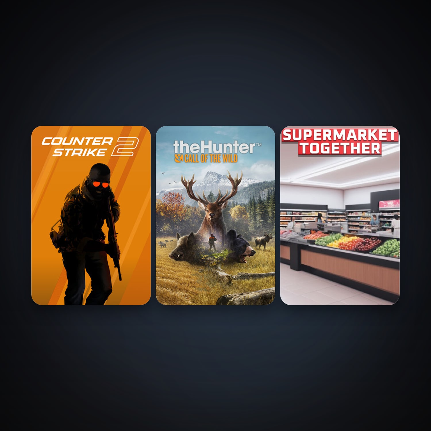 CS2 Prime + theHunter: Call of the Wild, 4 games, clean — HabibiAccounts