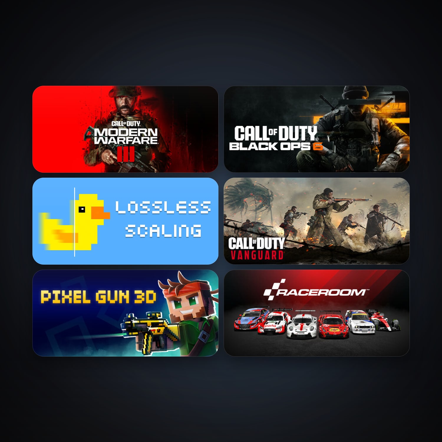 RaceRoom Racing Experience + Lossless Scaling, 17 games, clean — HabibiAccounts