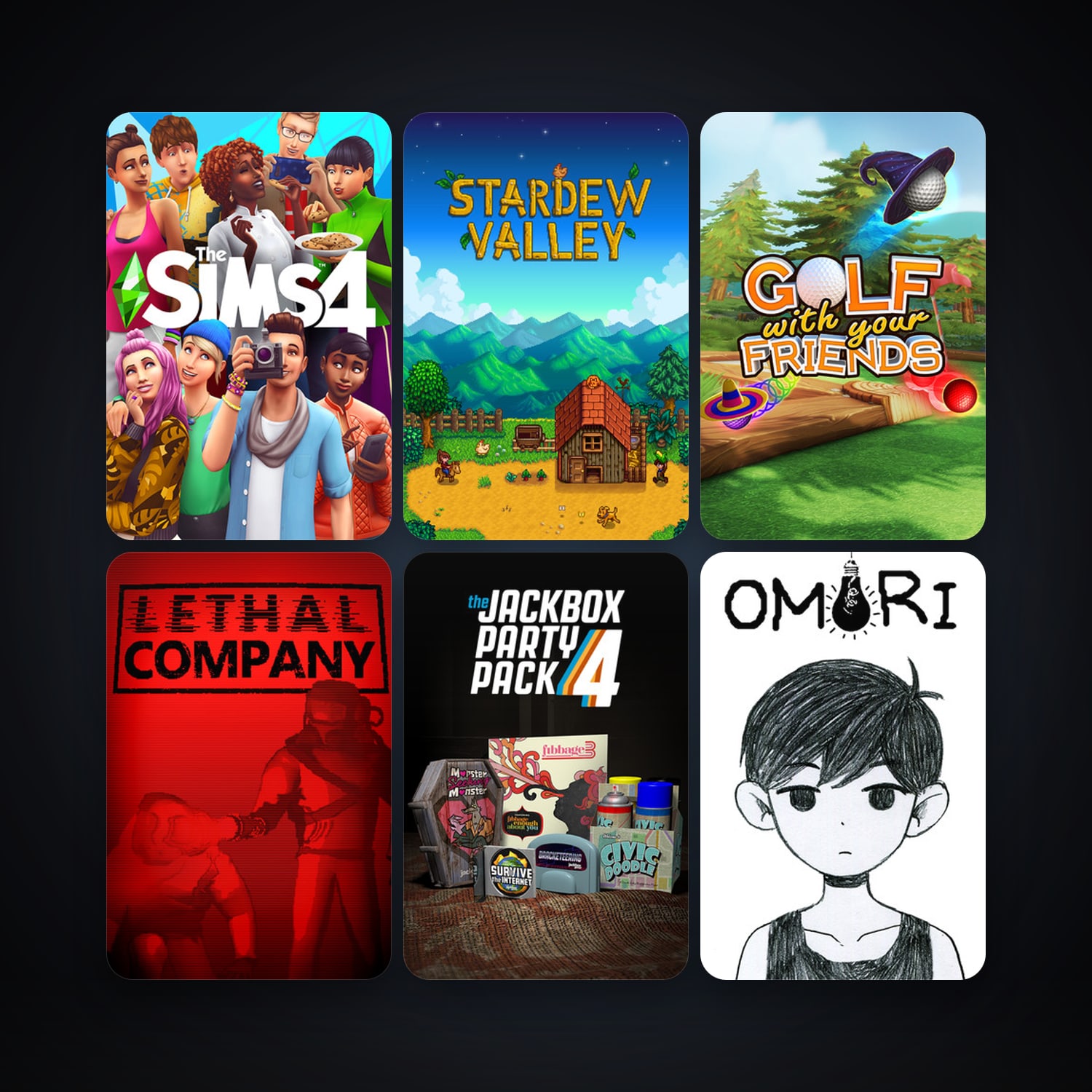 Stardew Valley + Golf With Your Friends, 30 games, clean — HabibiAccounts