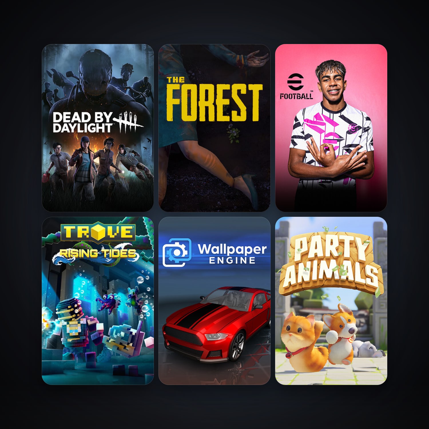 The Forest + Trove, 20 games, clean — HabibiAccounts