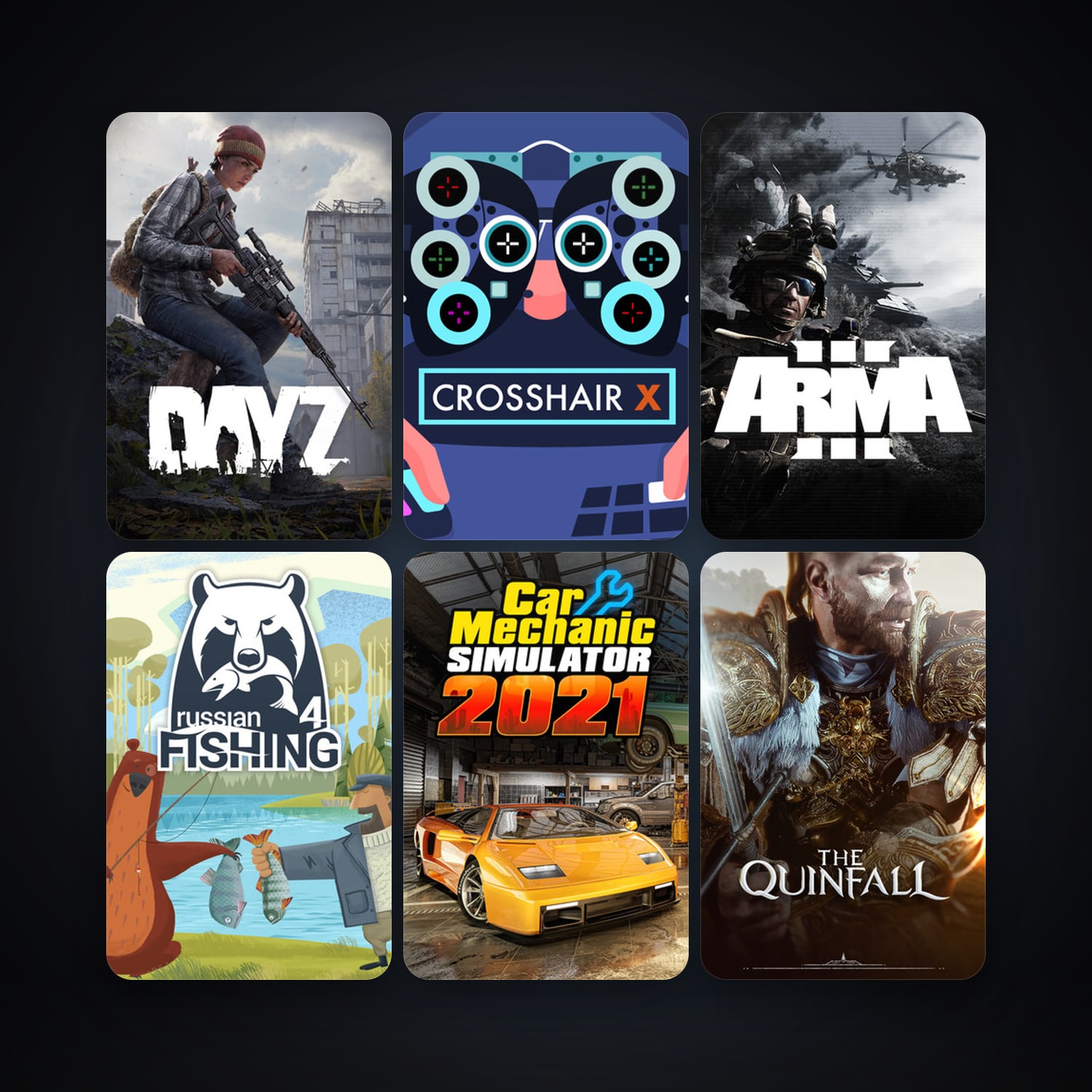 Arma 3 + DayZ, 9 games, Steam 10, clean — HabibiAccounts