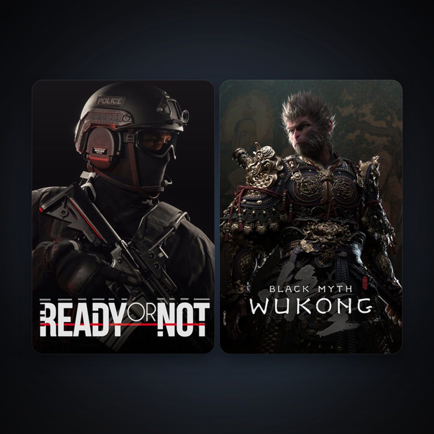 Ready or Not + Black Myth: Wukong, 3 games, clean — HabibiAccounts