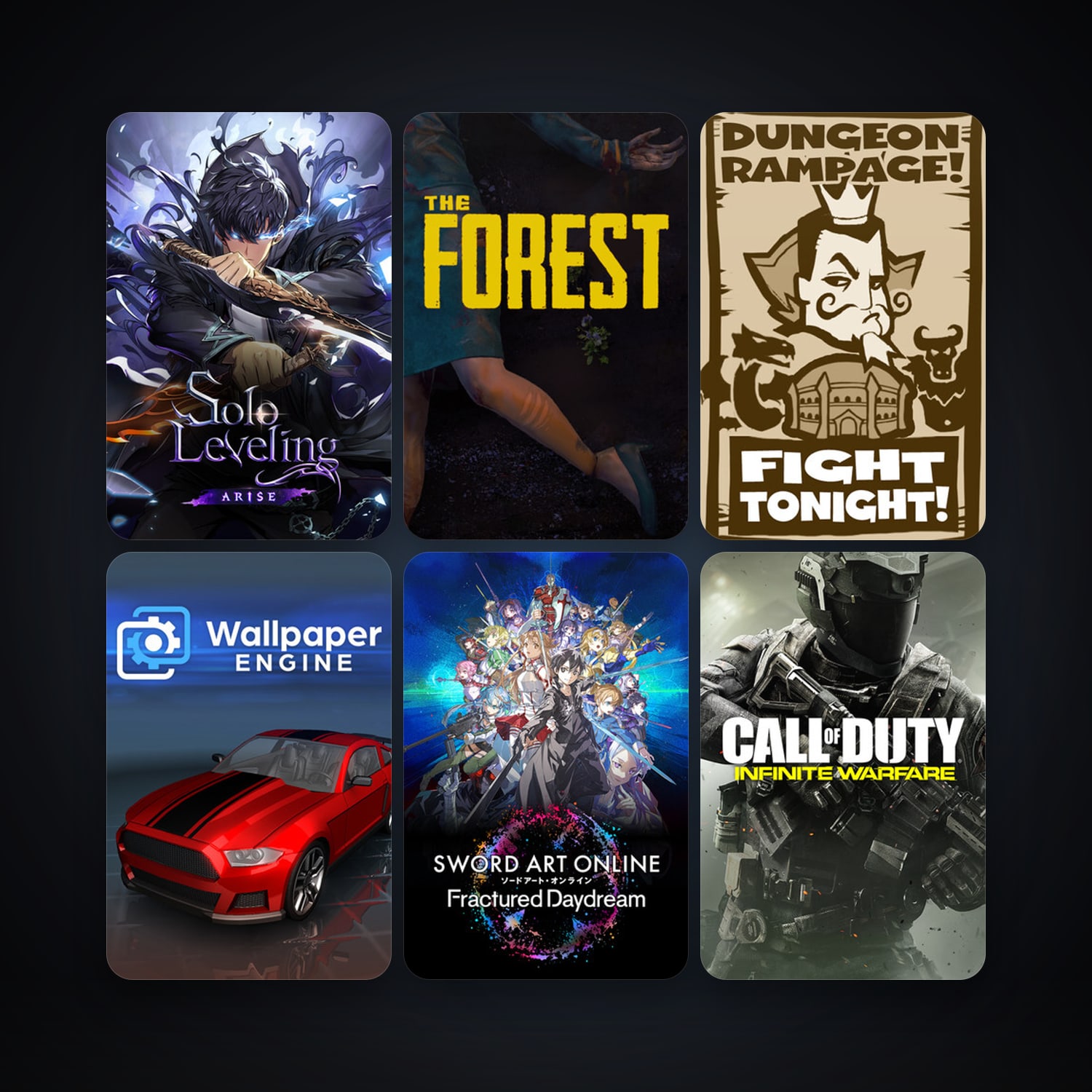 The Forest + Call of Duty: Infinite Warfare, 27 games, clean — HabibiAccounts