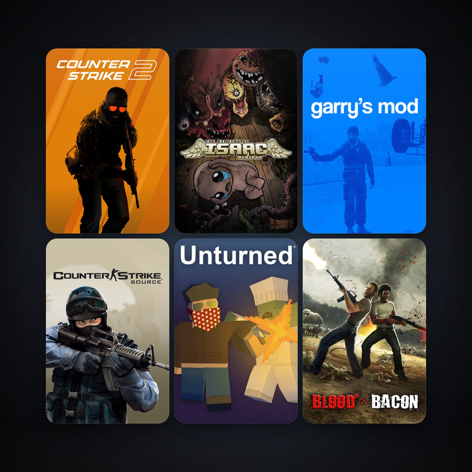 Counter-Strike + Counter-Strike: Source, 33 games, clean — HabibiAccounts