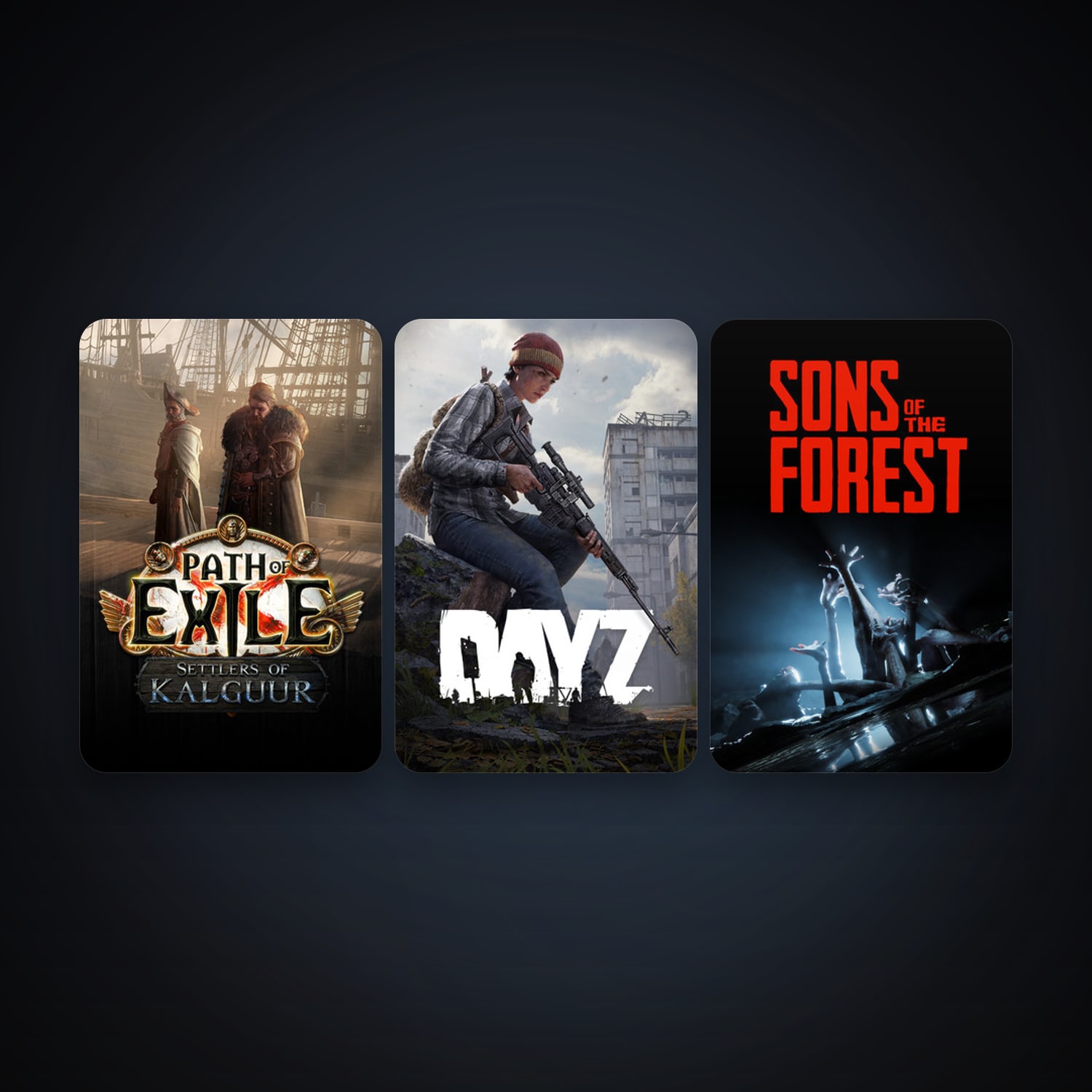 DayZ + Path of Exile, 4 games, clean — HabibiAccounts