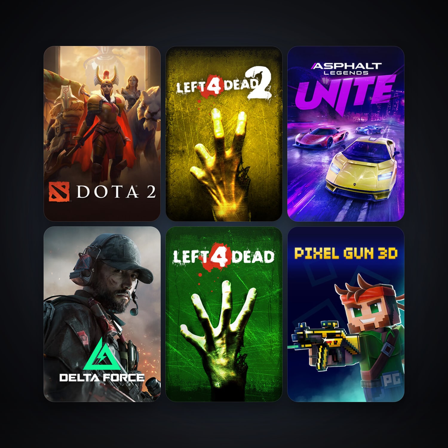 Left 4 Dead + Left 4 Dead 2, 22 games, clean — HabibiAccounts