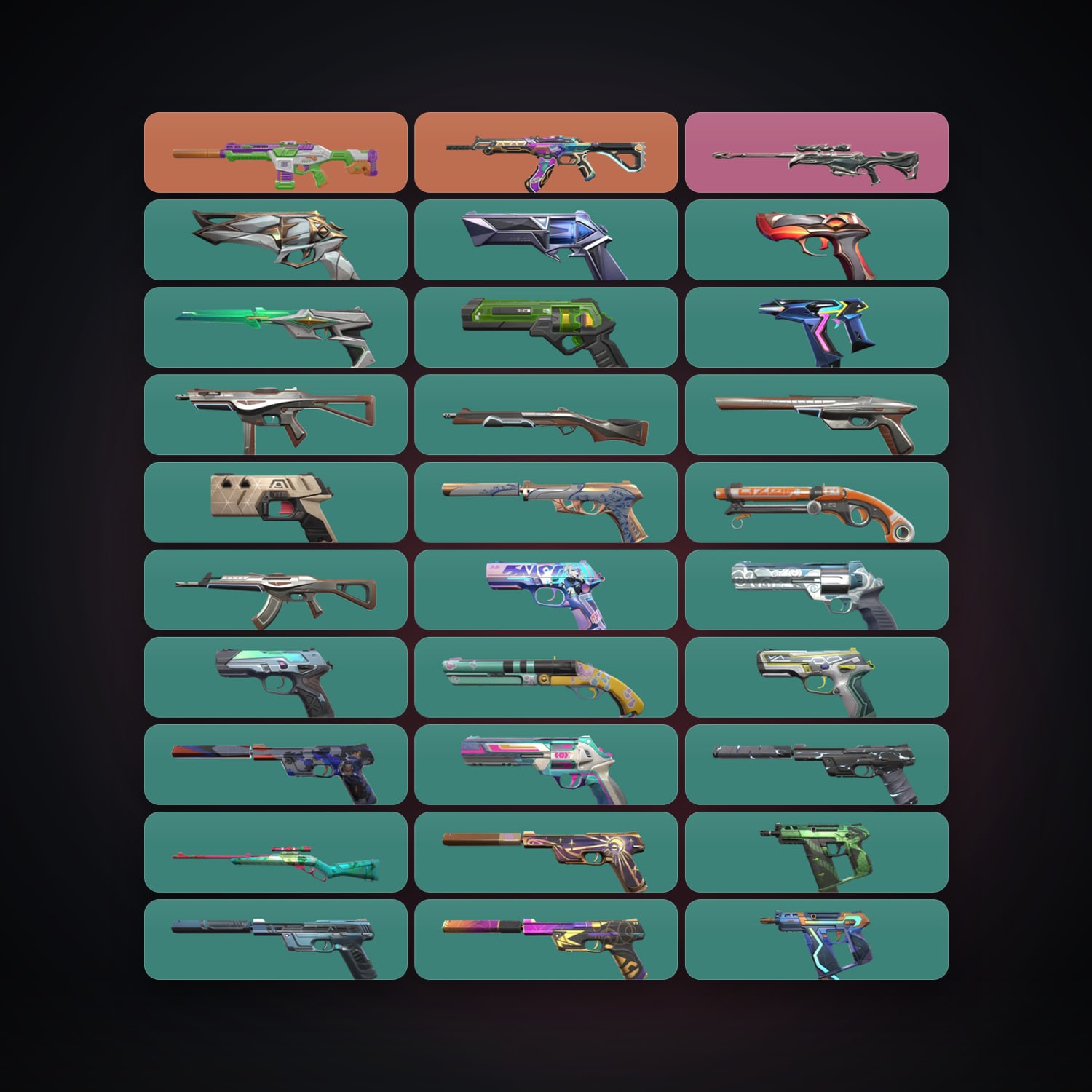 AP Bronze 2 locker — 40 skins, lvl 375 — HabibiAccounts