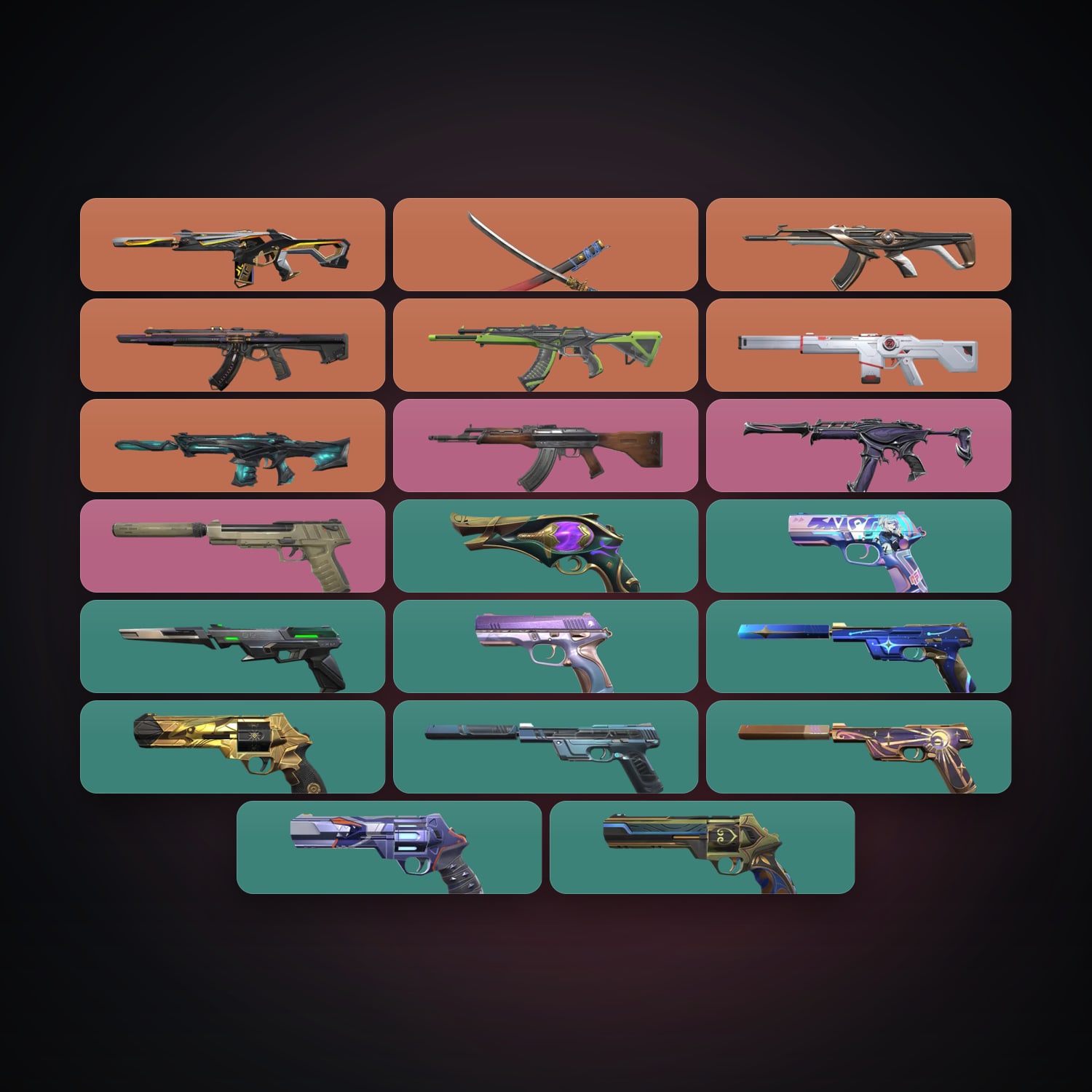 EU Gold 1 locker — 1 knives, 20 skins, lvl 247 · 261461339 — HabibiAccounts