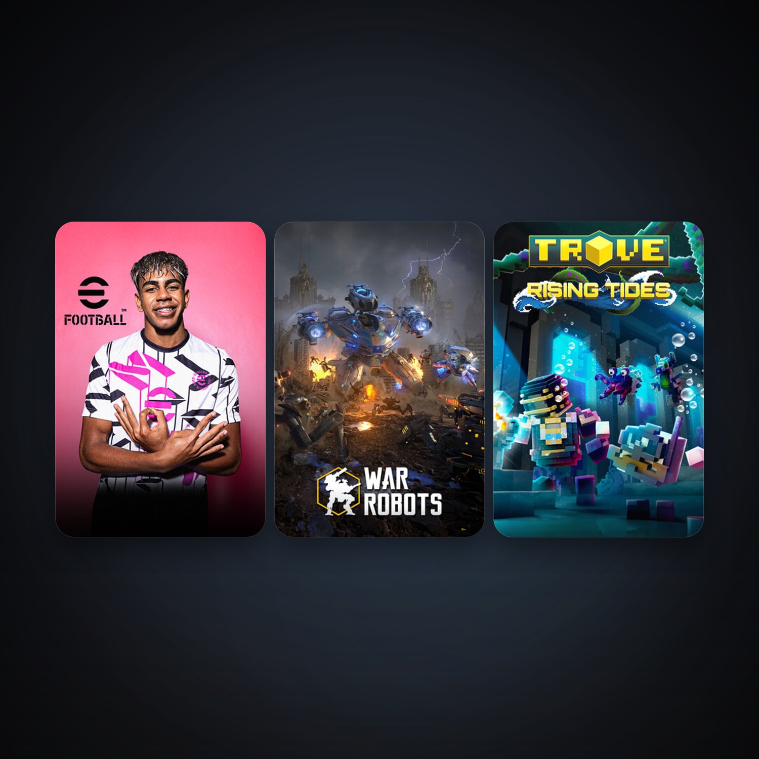 Trove + War Robots, 10 games, clean — HabibiAccounts