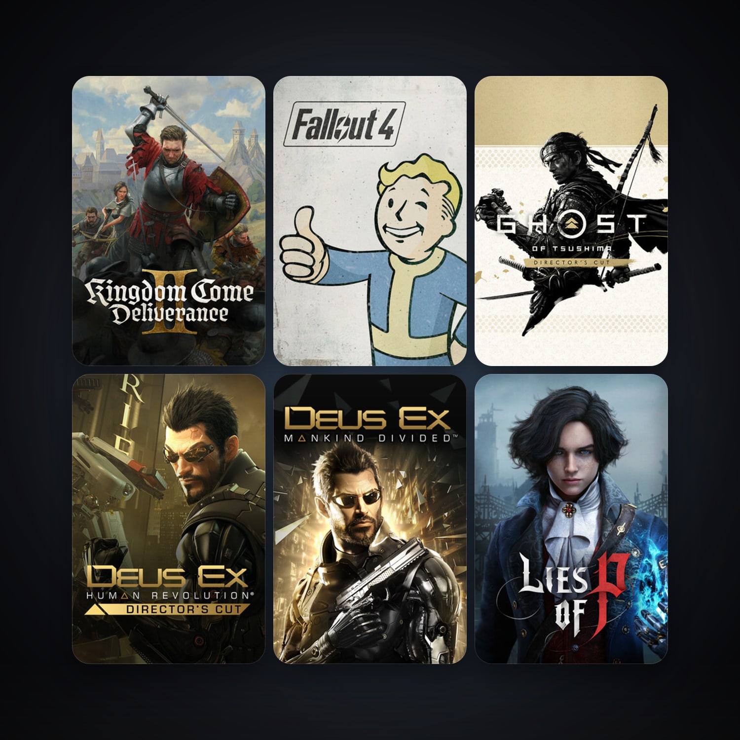 Deus Ex: Human Revolution - Director's Cut + Castlevania: Lords of Shadow 2, 56 games, Steam 10, clean — HabibiAccounts