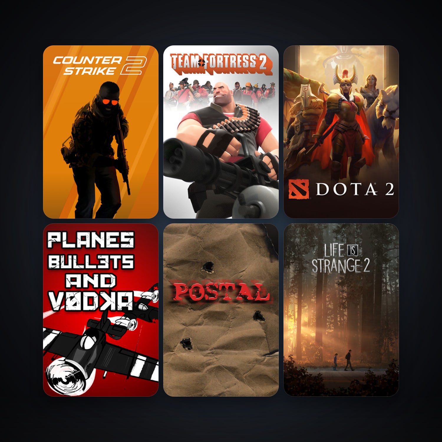 Team Fortress 2 + Dota 2, 27 games, clean — HabibiAccounts