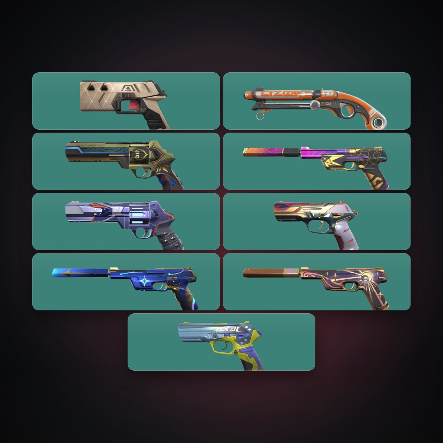 LA Gold 1 locker — 9 skins, lvl 158 — HabibiAccounts