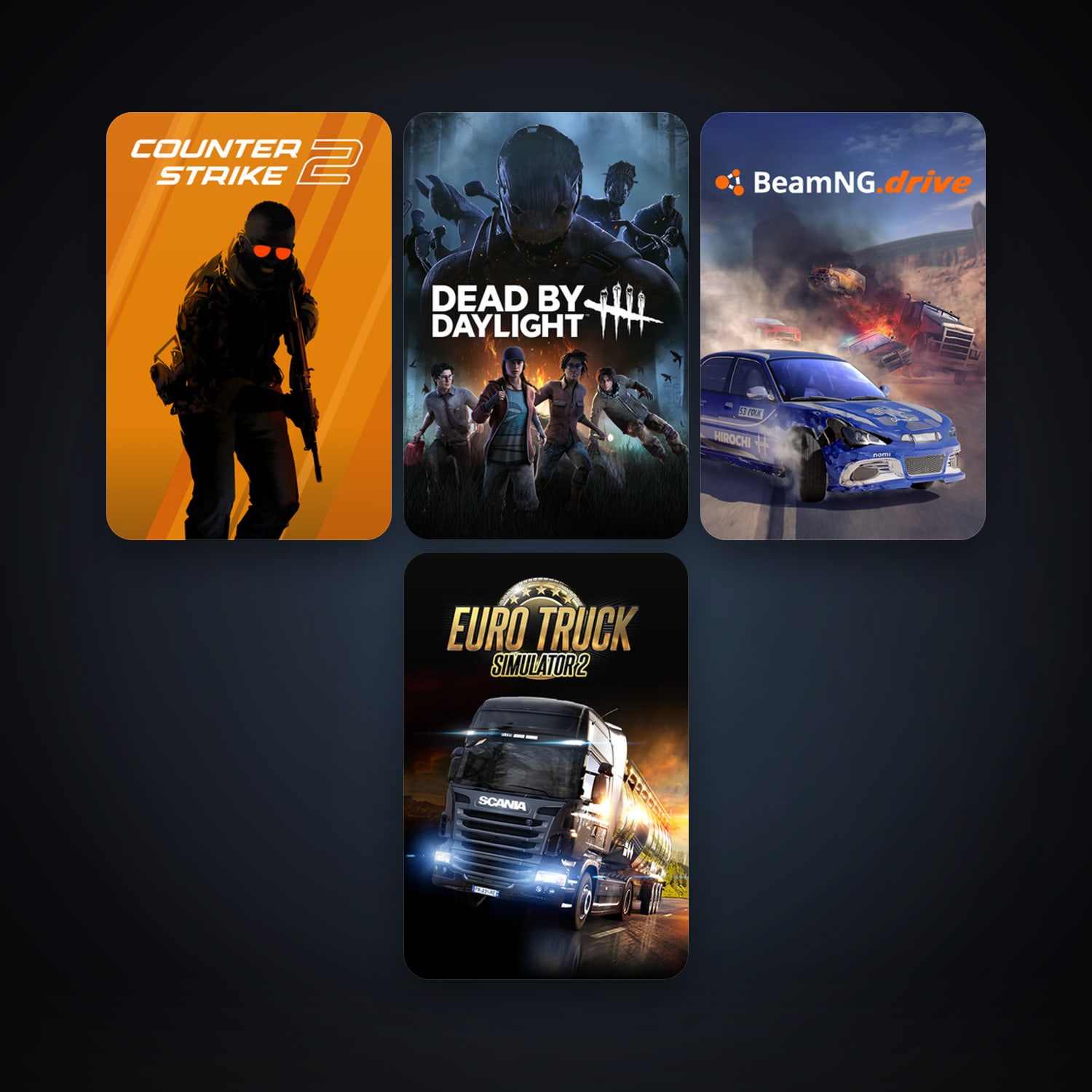 CS2 Prime + Euro Truck Simulator 2, 29 games, Steam 14, clean — HabibiAccounts