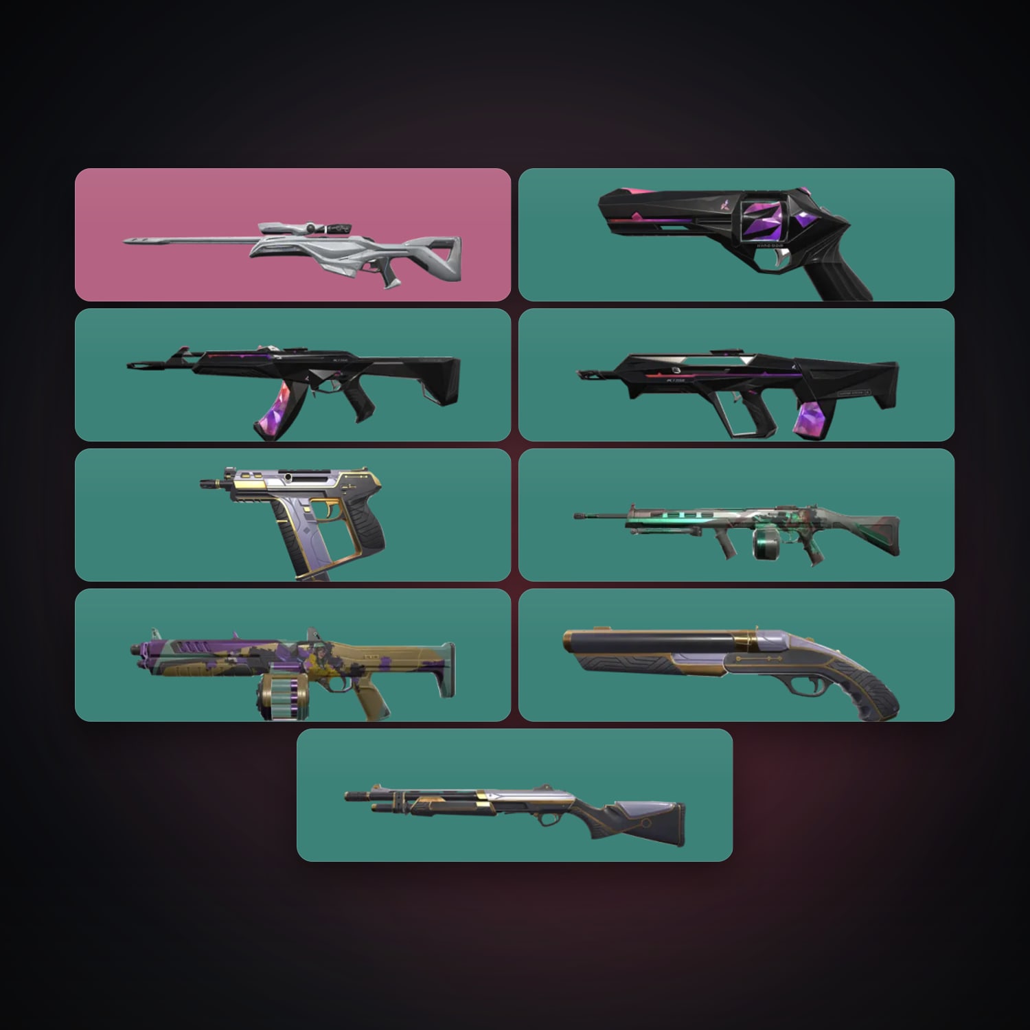 LA locker — 10 skins, lvl 39 — HabibiAccounts
