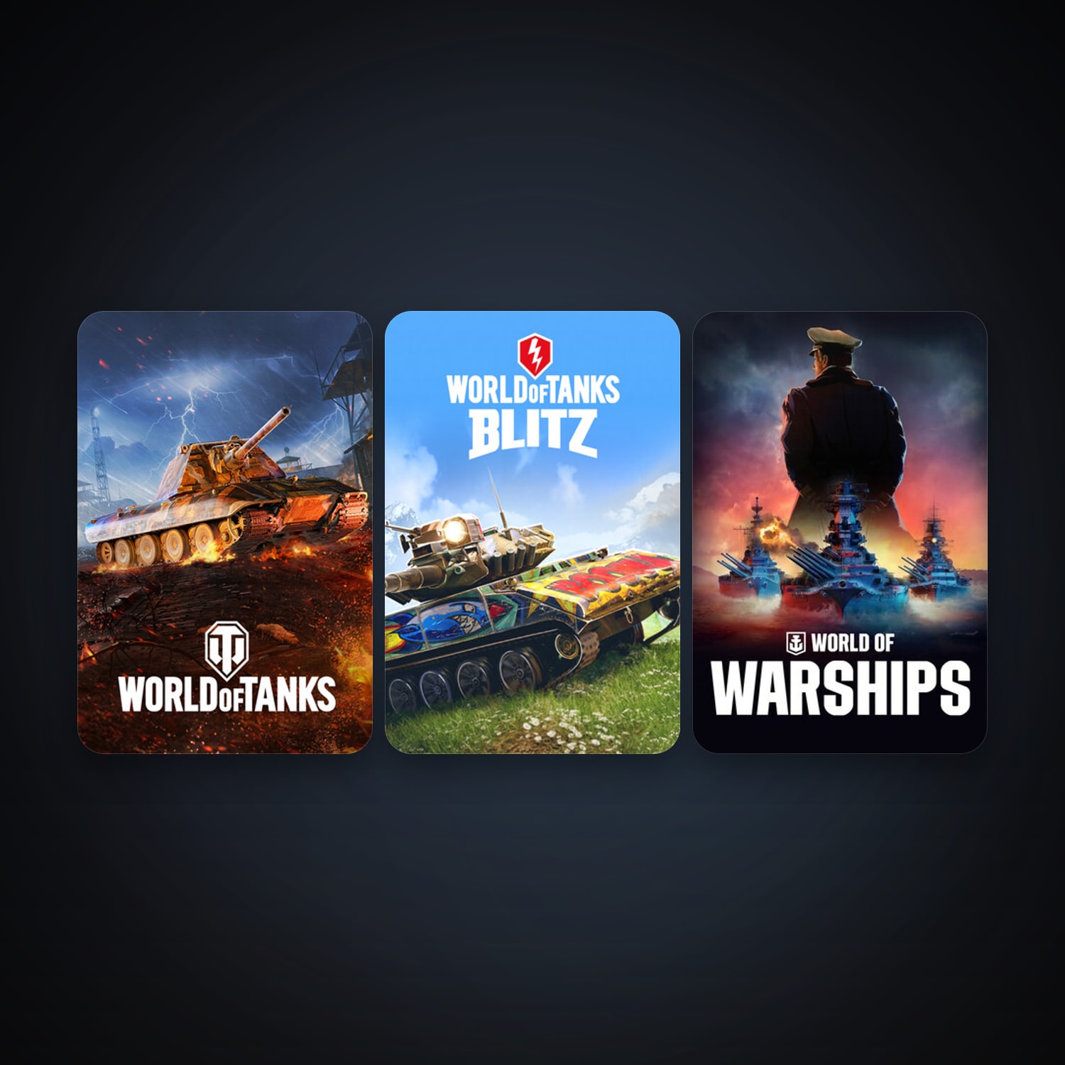 World of Tanks Blitz + World of Warships, 4 games, clean — HabibiAccounts