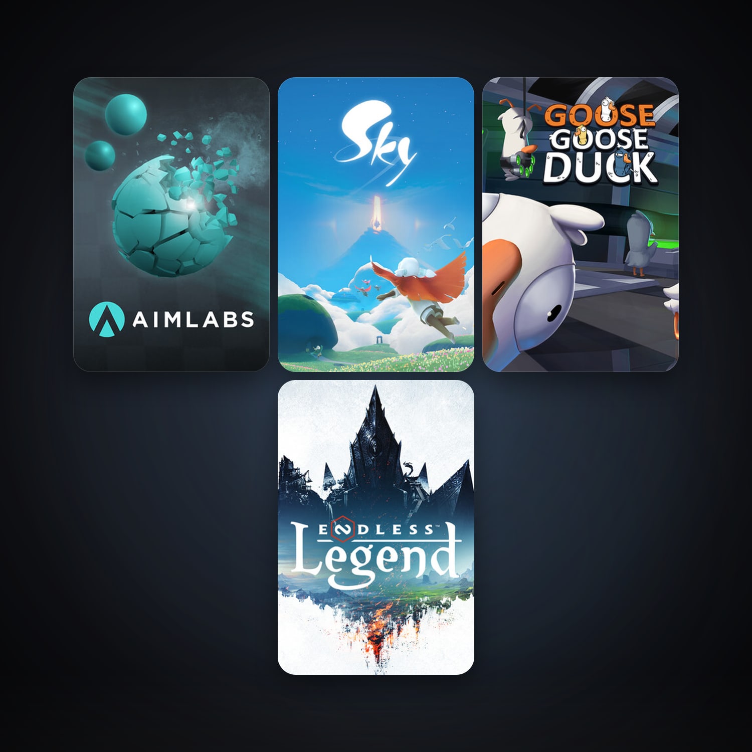 Endless Legend + Aimlabs, 12 games, clean — HabibiAccounts