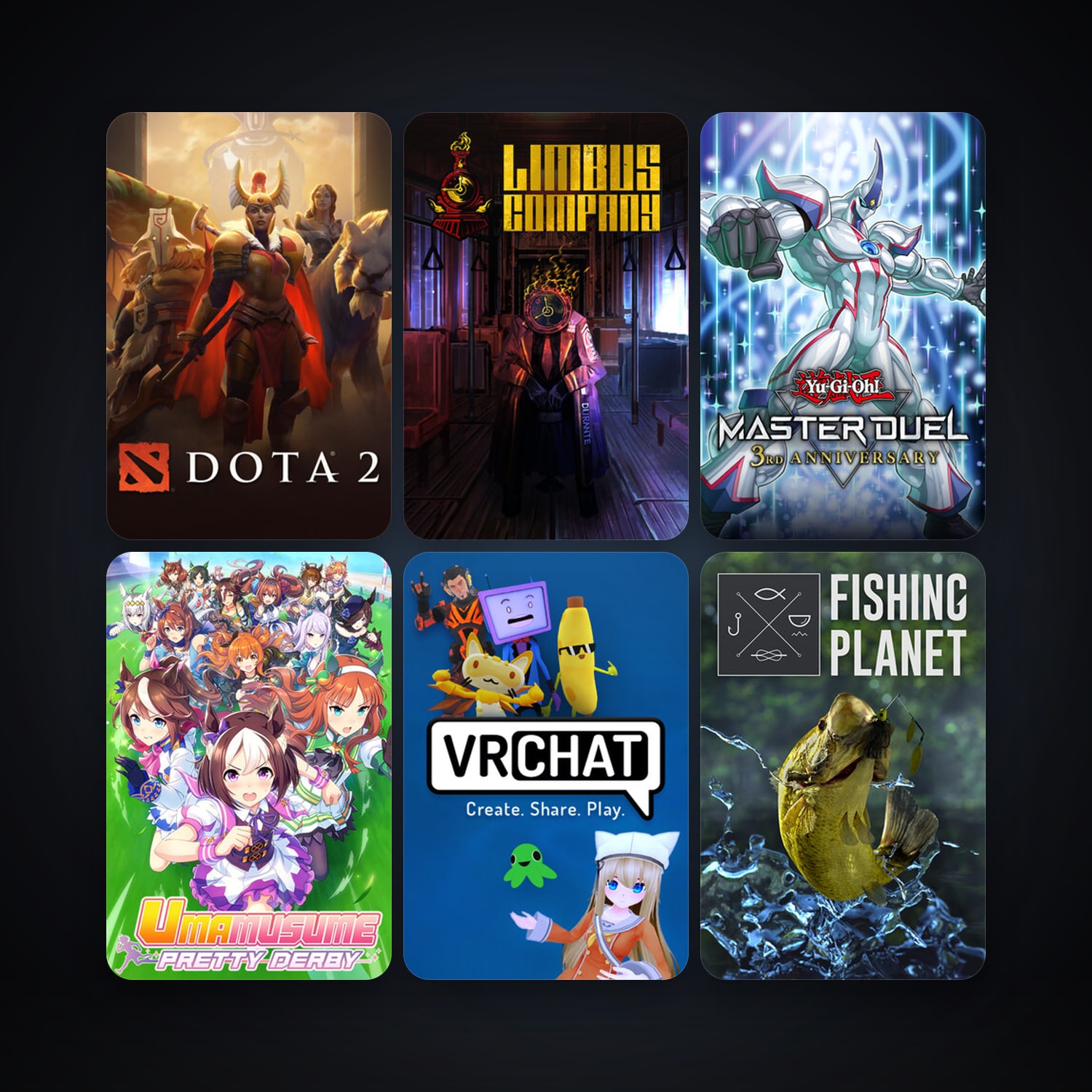 Dota 2 + Fishing Planet, 10 games, clean — HabibiAccounts