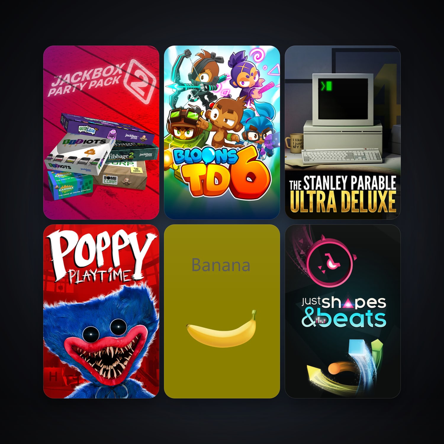 Rayman Legends + The Jackbox Party Pack 2, 22 games, clean — HabibiAccounts