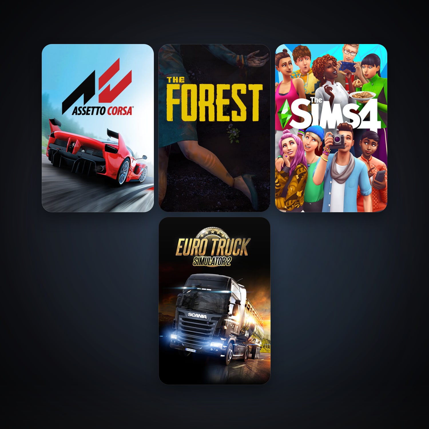 Free CS2 (No Prime) + Euro Truck Simulator 2, 9 games, clean — HabibiAccounts