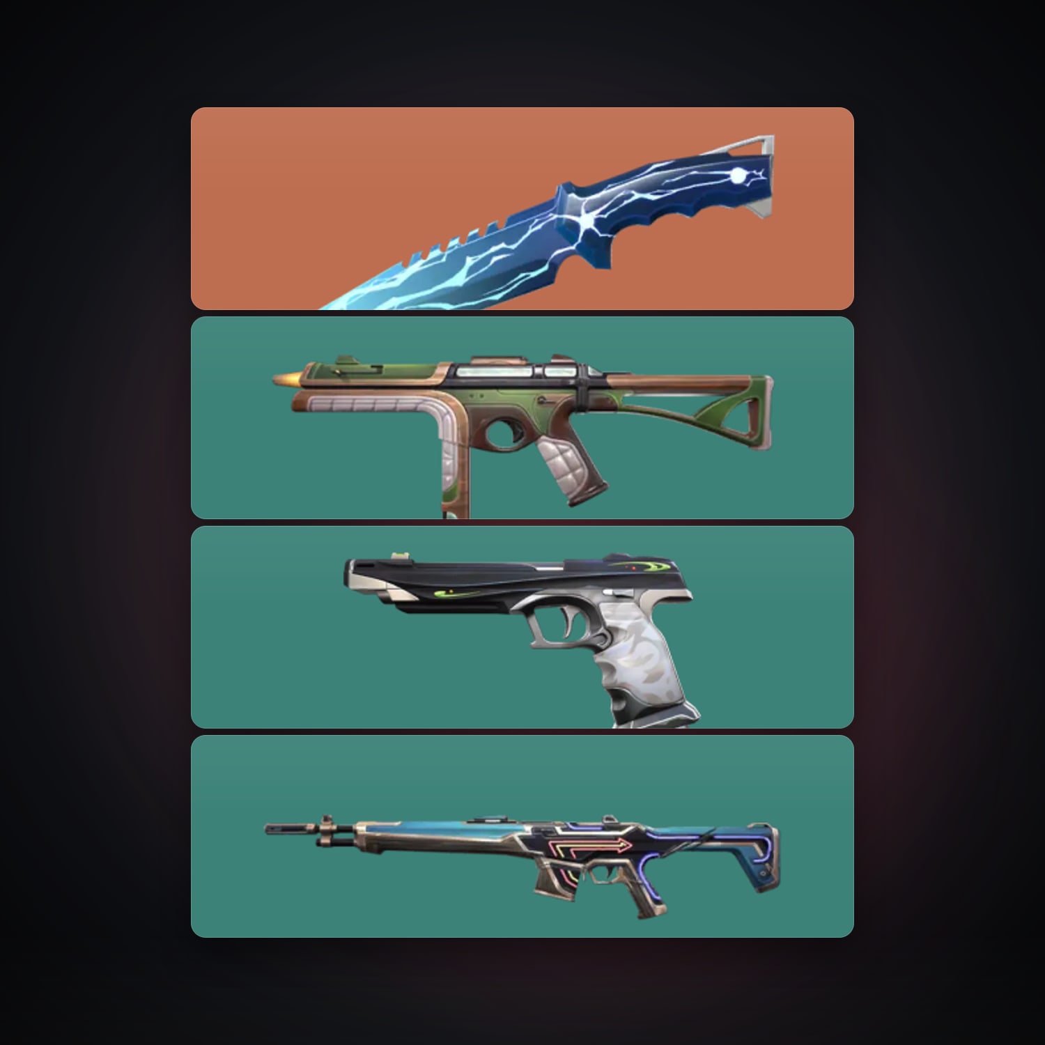 NA locker — 1 knives, 4 skins, lvl 6 — HabibiAccounts