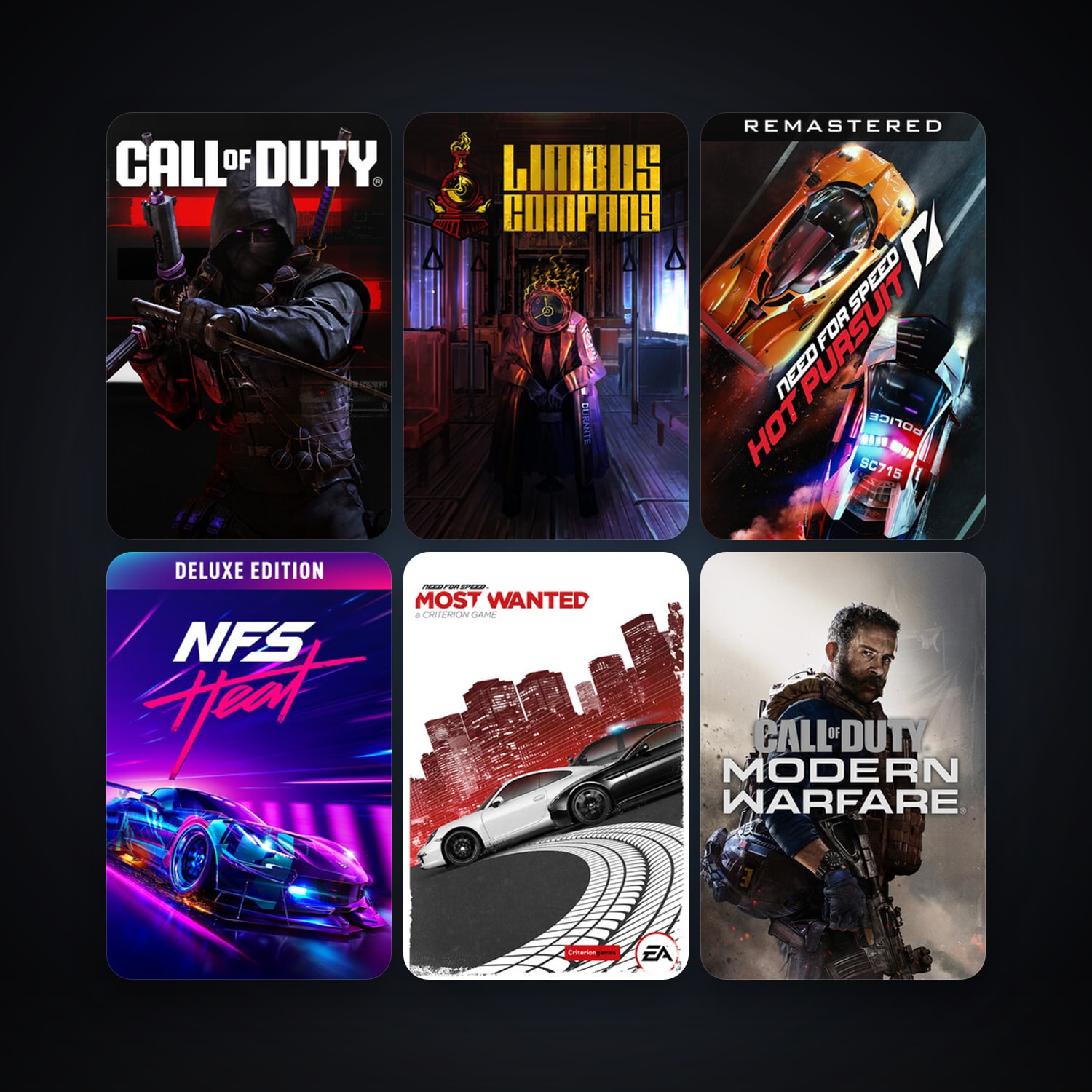 Need for Speed Heat + Need for Speed Most Wanted, 9 games, clean — HabibiAccounts