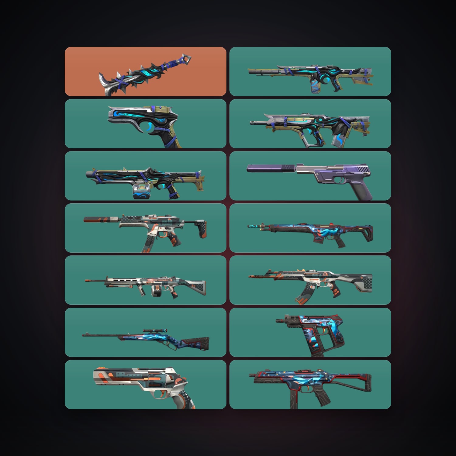 EU locker — 1 knives, 14 skins, lvl 42 — HabibiAccounts