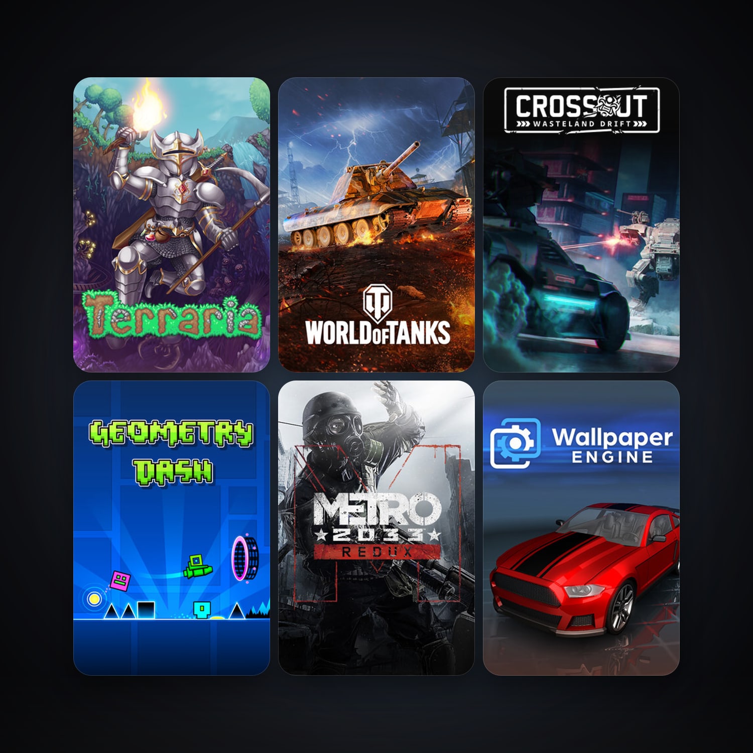 Terraria + Metro 2033 Redux, 30 games, clean — HabibiAccounts