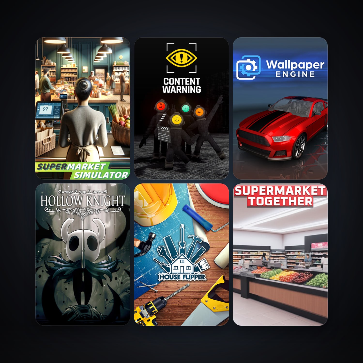 Deponia + Hollow Knight, 16 games, clean — HabibiAccounts