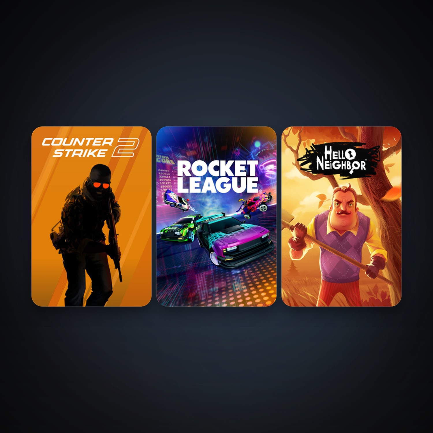 CS2 Prime + Rocket League, 3 games, clean — HabibiAccounts