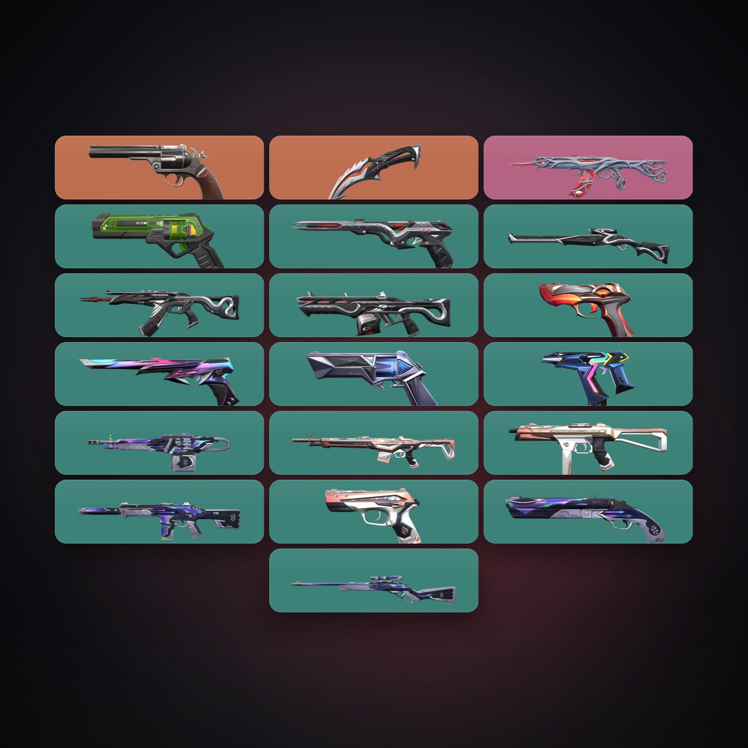 AP Gold 2 locker — 1 knives, 19 skins, lvl 145 — HabibiAccounts