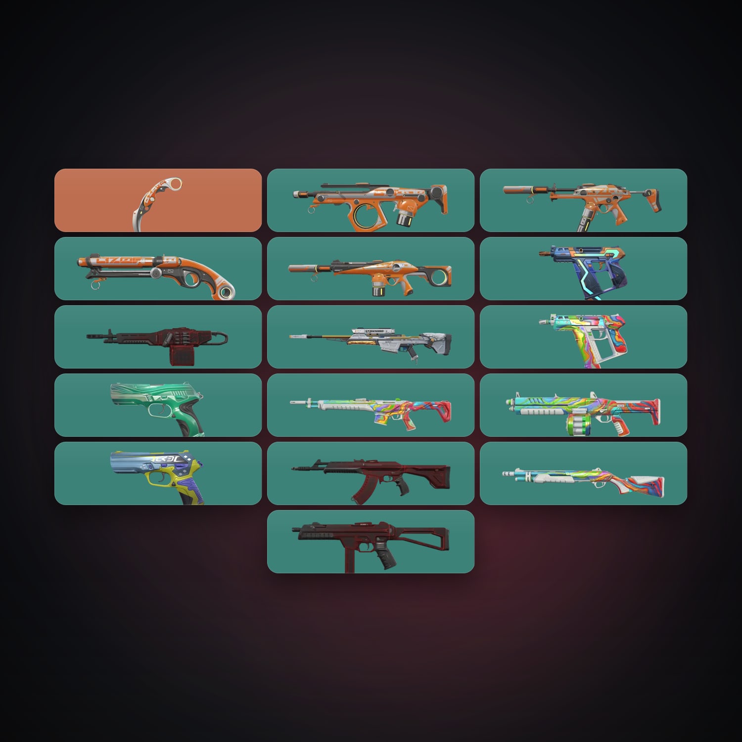 NA Silver 2 locker — 1 knives, 18 skins, lvl 94 — HabibiAccounts