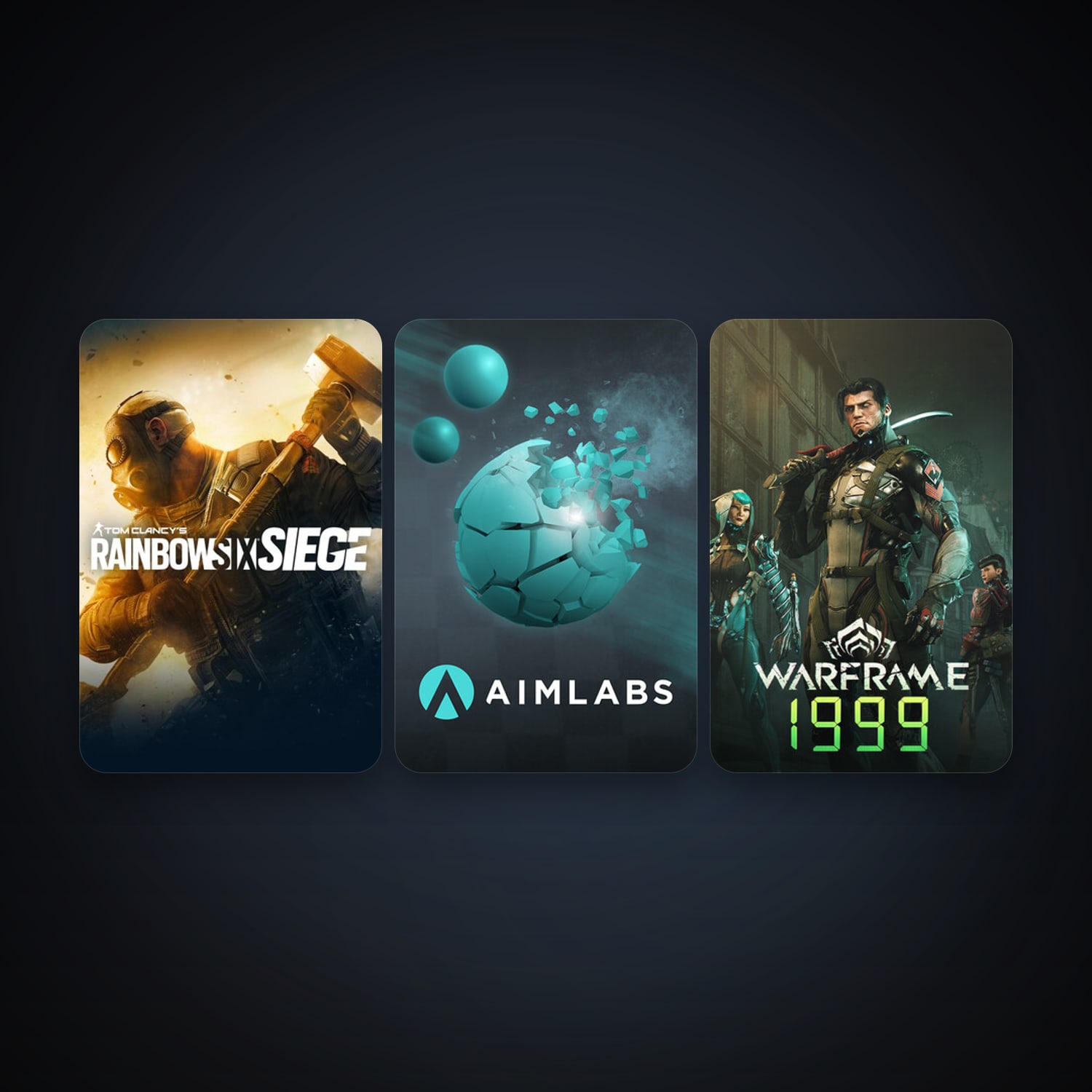 Warframe + Tom Clancy's Rainbow Six Siege, 6 games, clean — HabibiAccounts