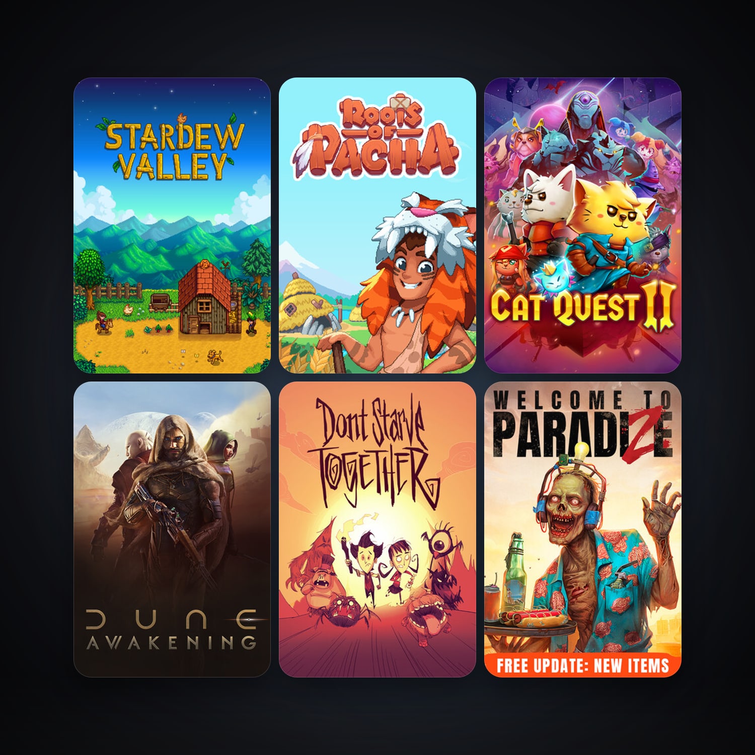 Don't Starve Together + Fishing Planet, 14 games, clean — HabibiAccounts
